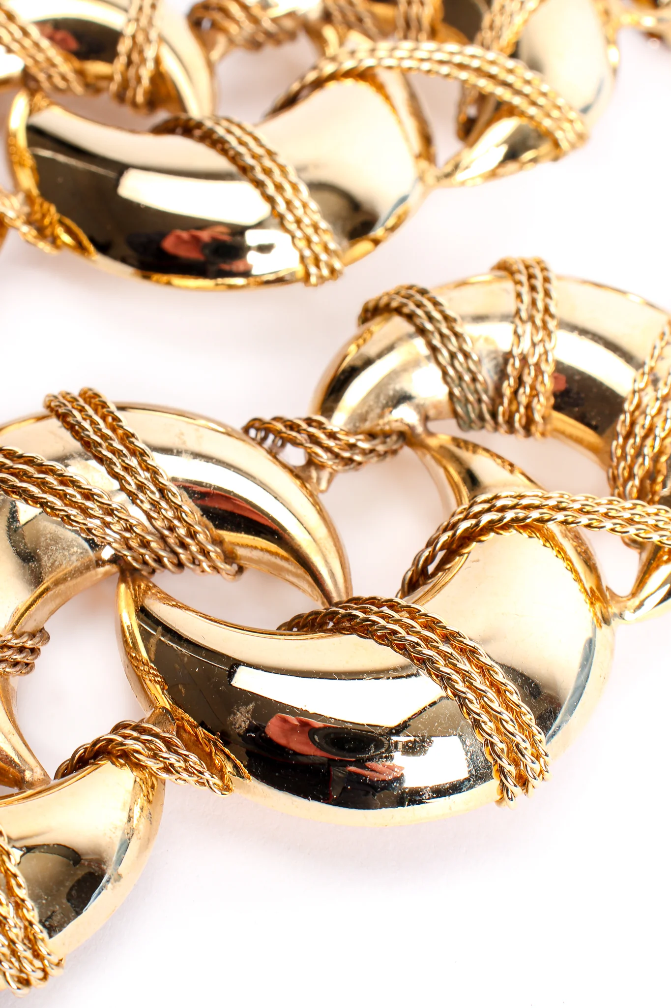 Golden Crescent Moon Earrings - Image 5
