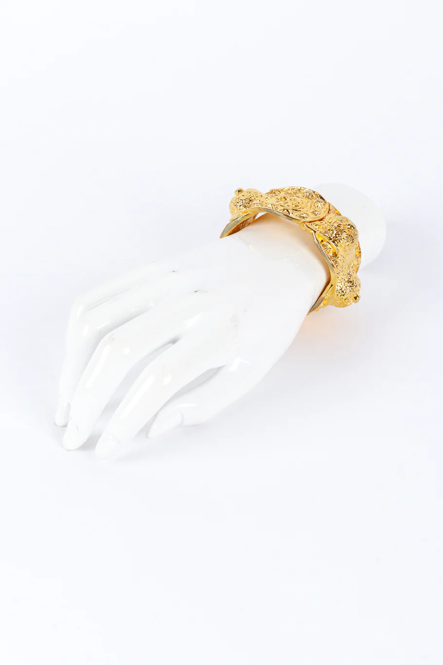 Golden Dome Buckle Bangle - Image 3