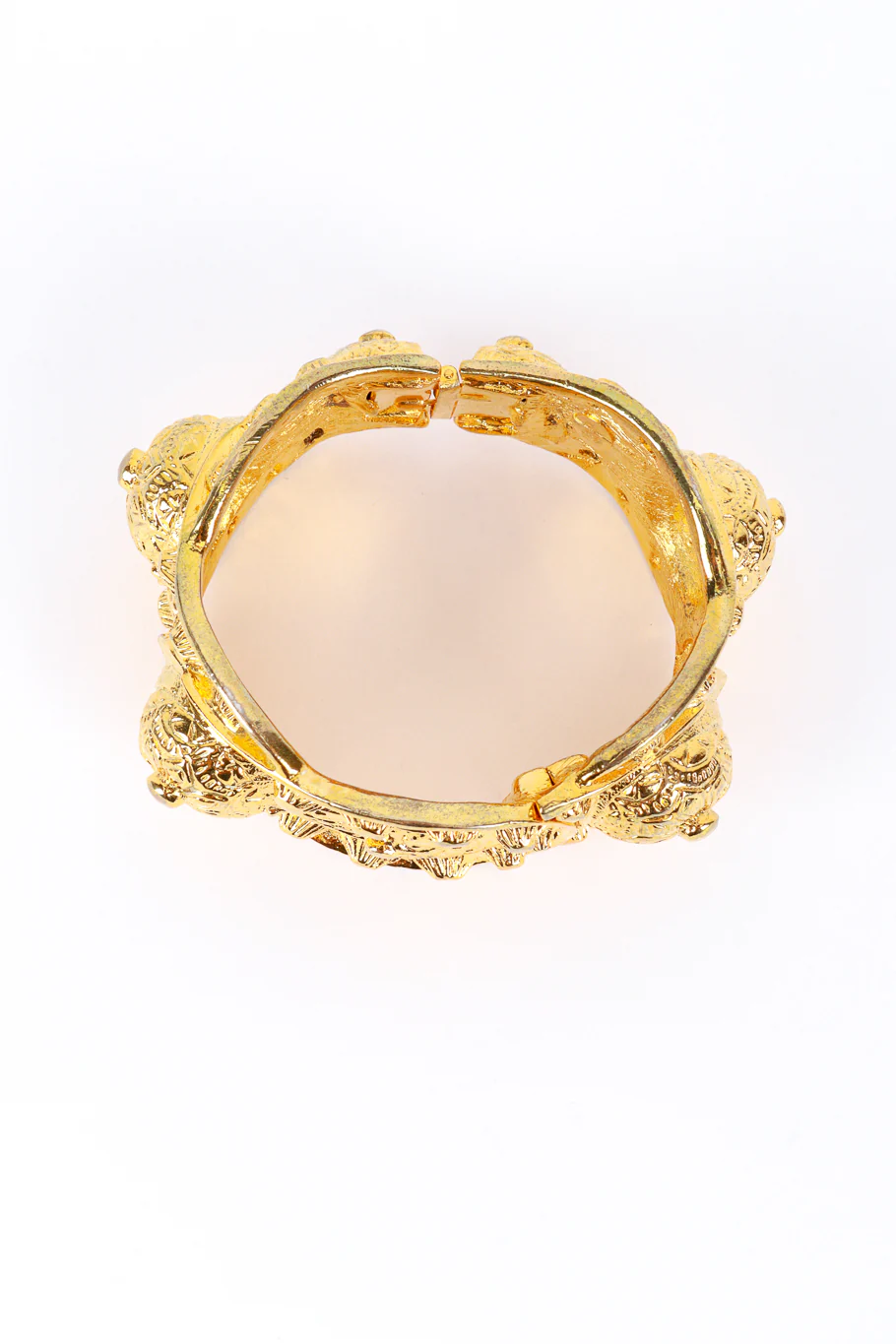 Golden Dome Buckle Bangle - Image 5