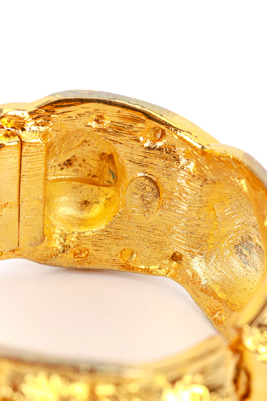 Golden Dome Buckle Bangle - Image 7