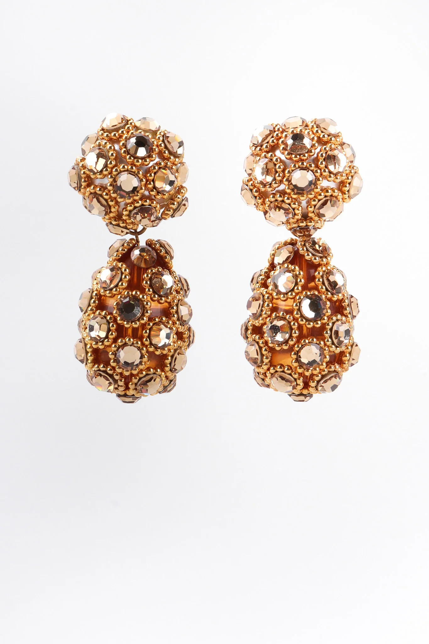 Golden Egg Drop Earrings - Image 3