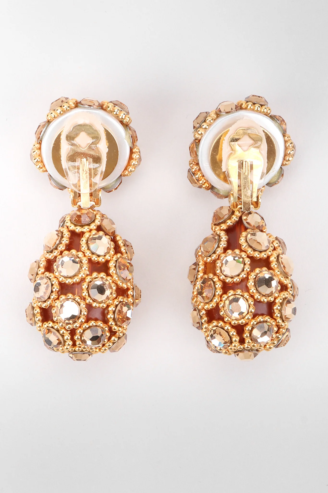 Golden Egg Drop Earrings - Image 7
