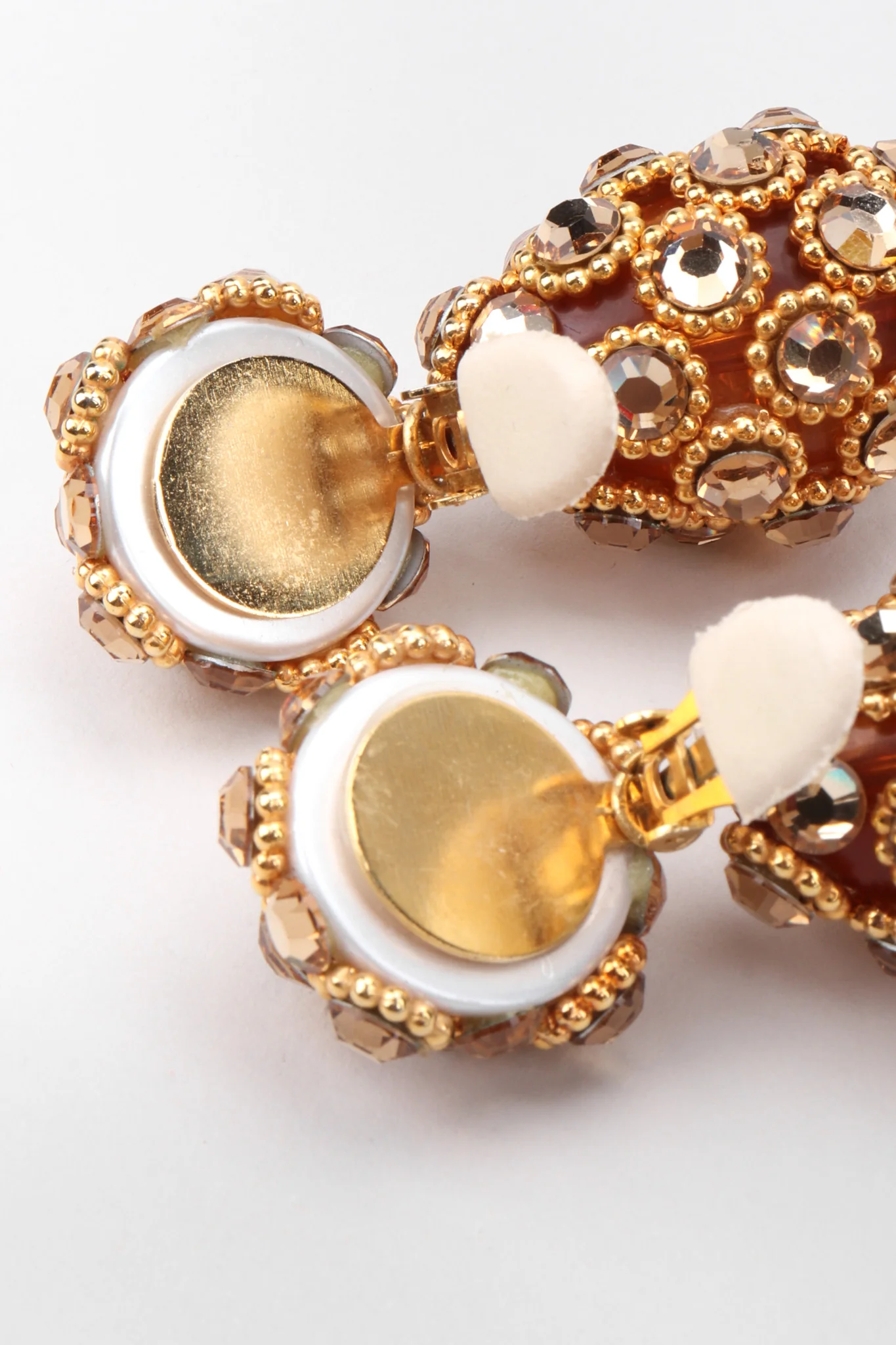 Golden Egg Drop Earrings - Image 8