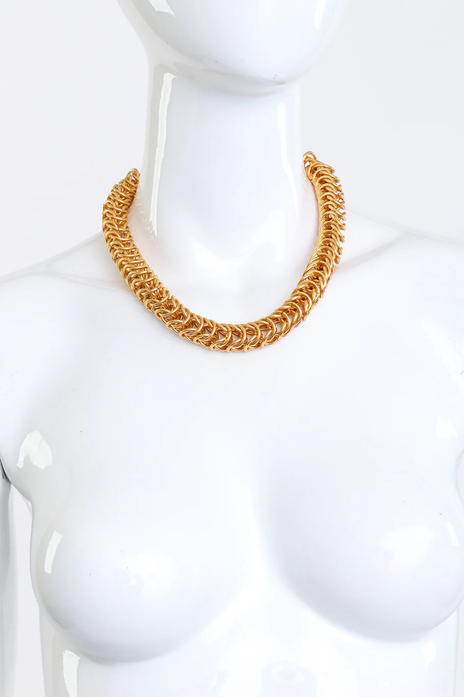Golden Exoskeleton Collar Necklace - Image 2