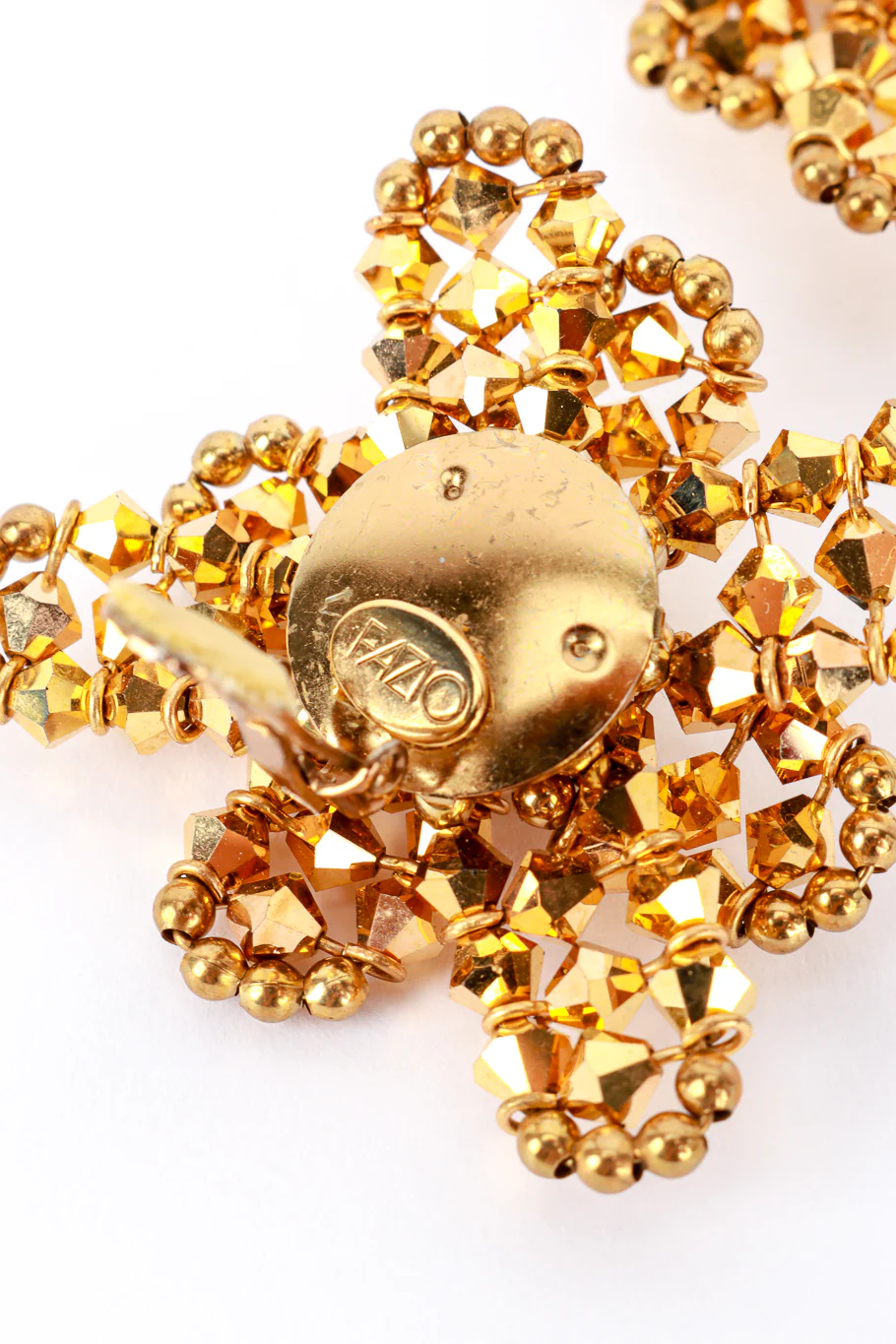 Golden Flower Earrings - Image 6