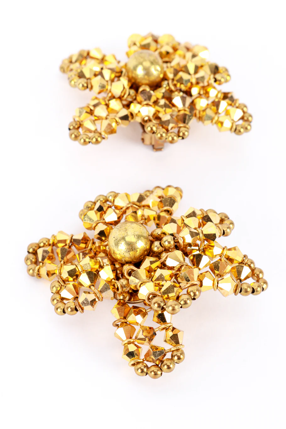 Golden Flower Earrings - Image 7