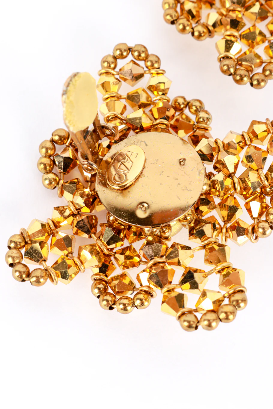 Golden Flower Earrings - Image 8