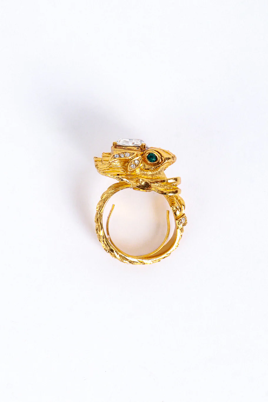 Golden Frilled Dragon Ring - Image 4