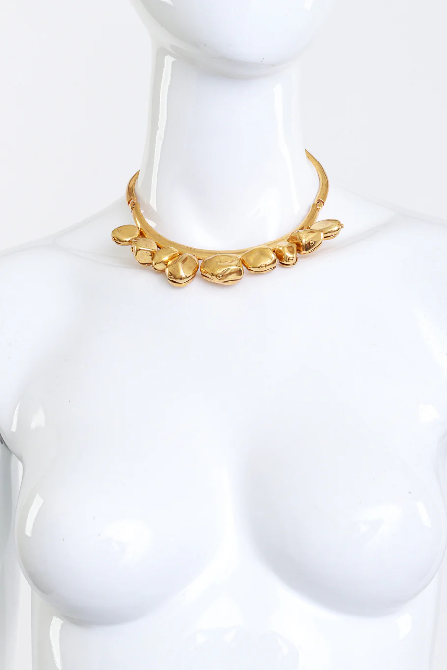 Golden Nuggets Collar Necklace - Image 2