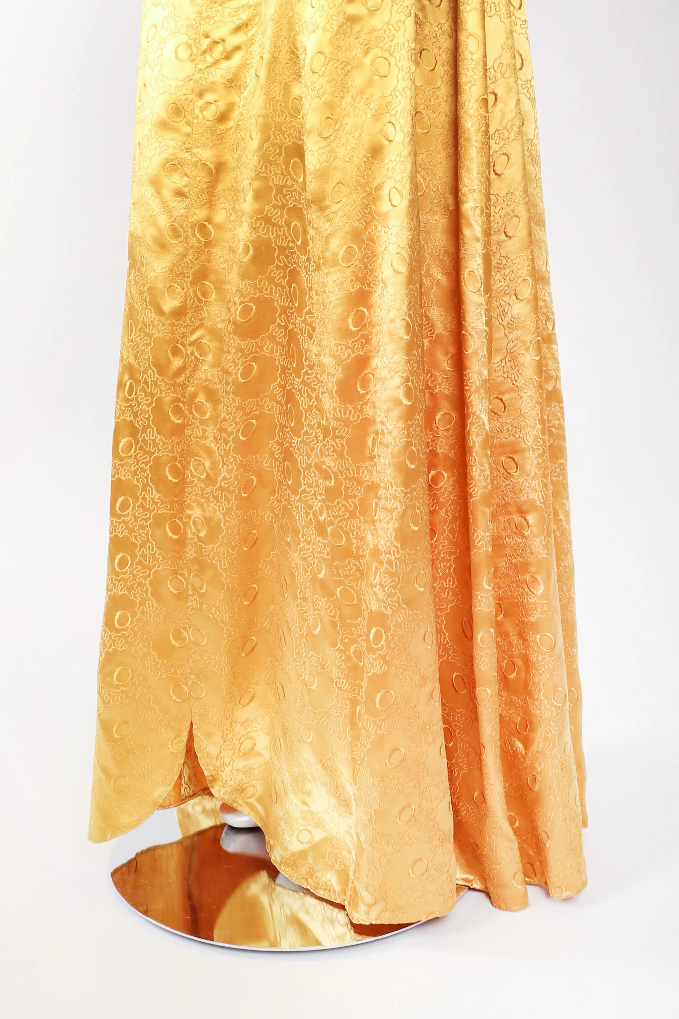 Golden Opium Satin Gown - Image 10