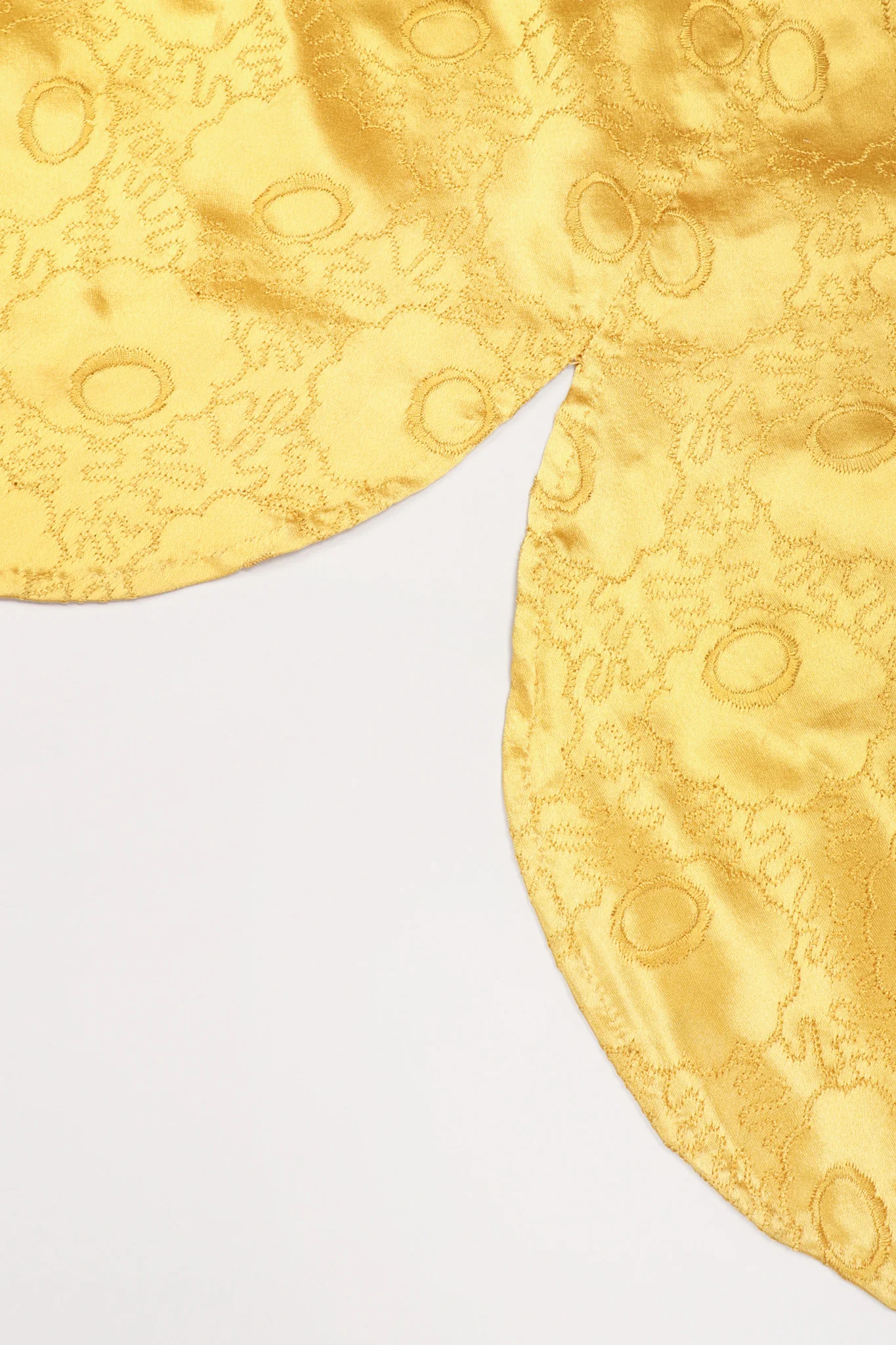 Golden Opium Satin Gown - Image 15