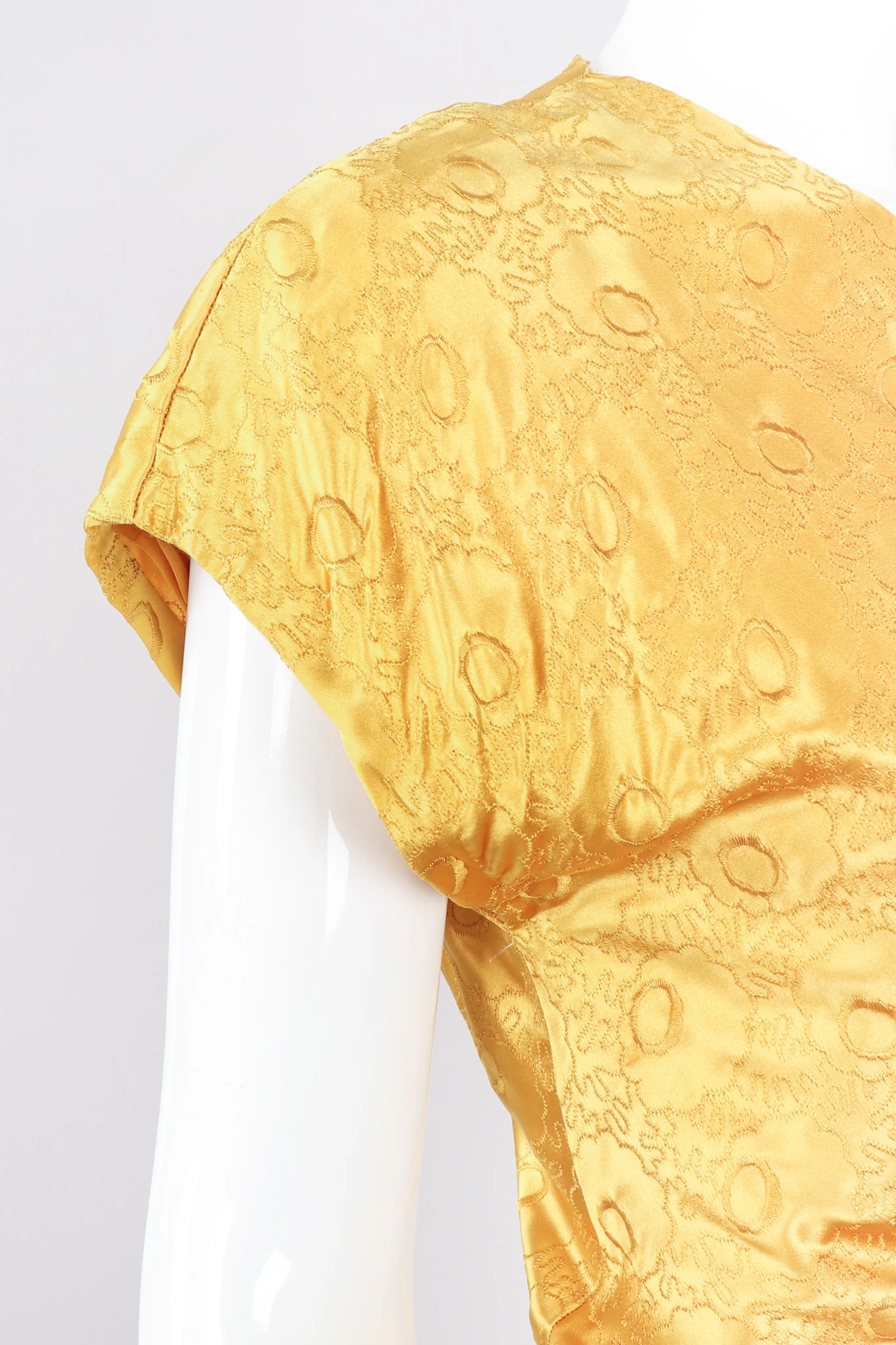 Golden Opium Satin Gown - Image 7
