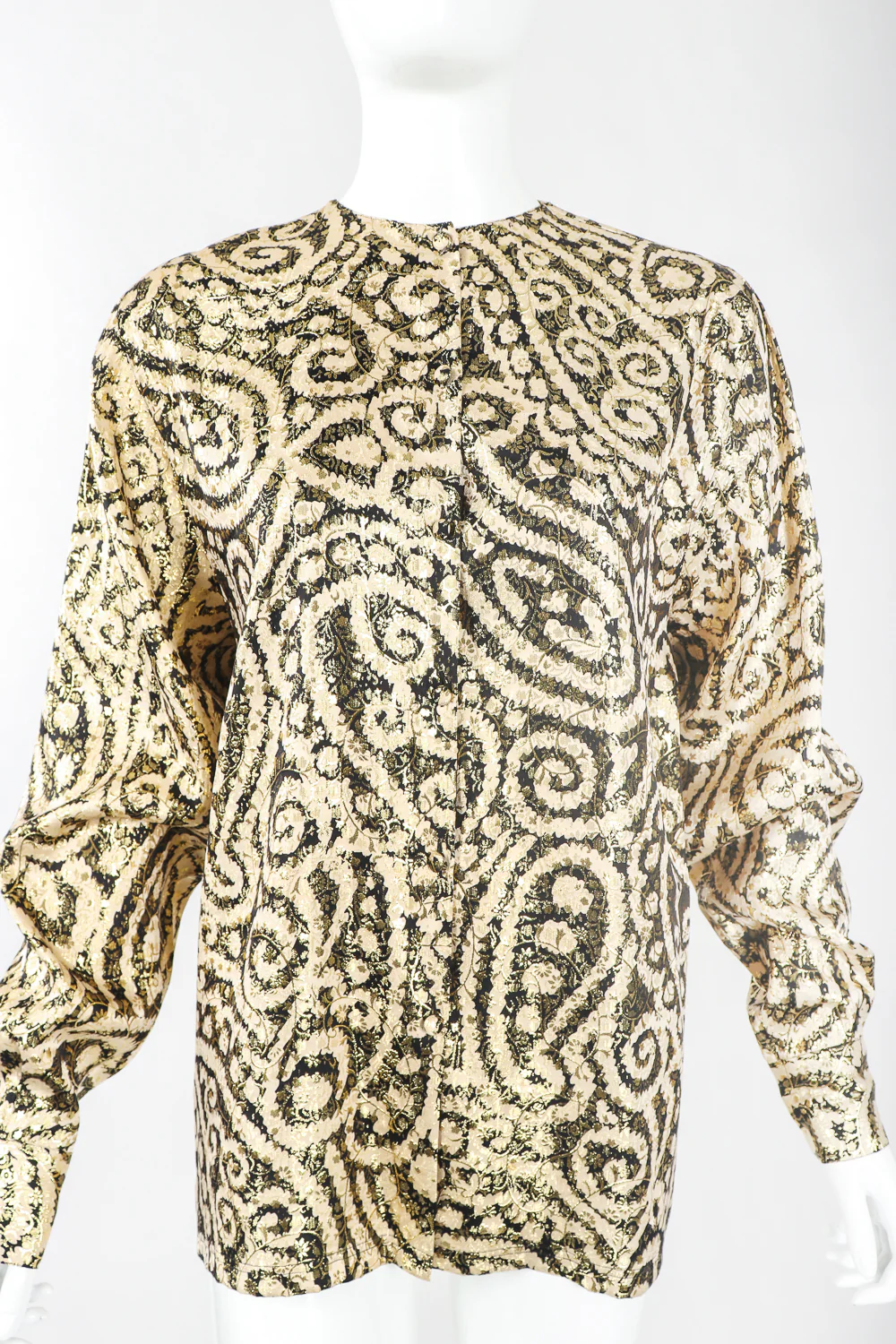 Golden Paisley Blouse - Image 2