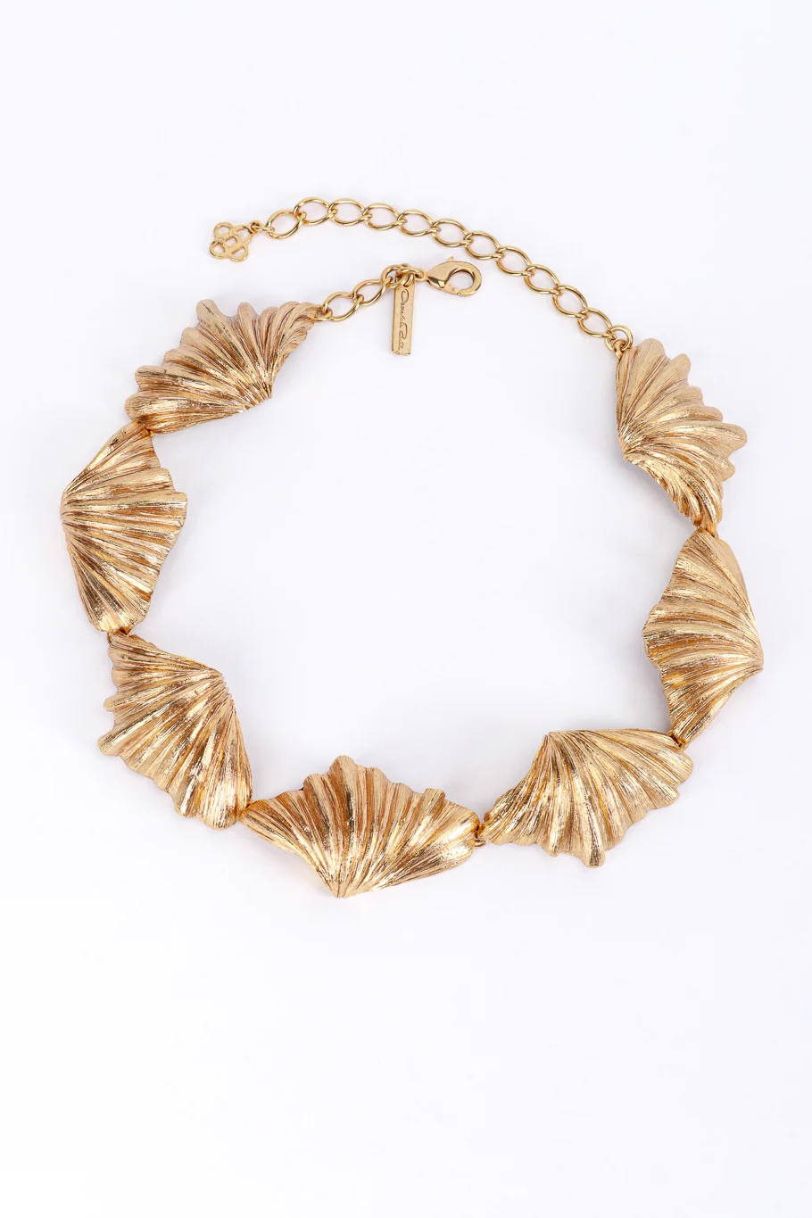 Golden Seashell Collar Necklace