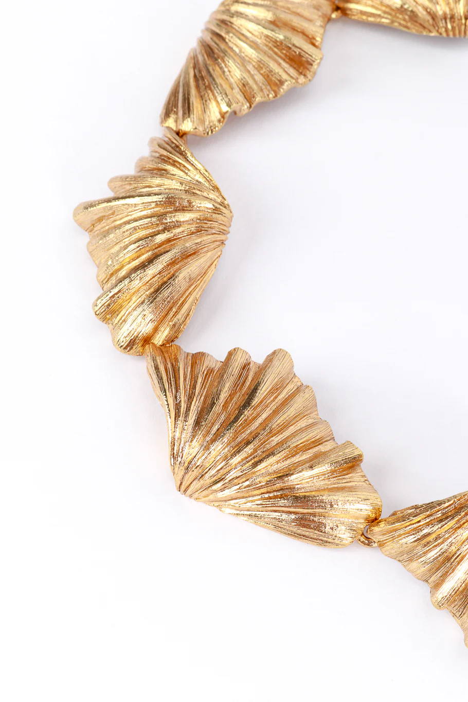 Golden Seashell Collar Necklace - Image 3