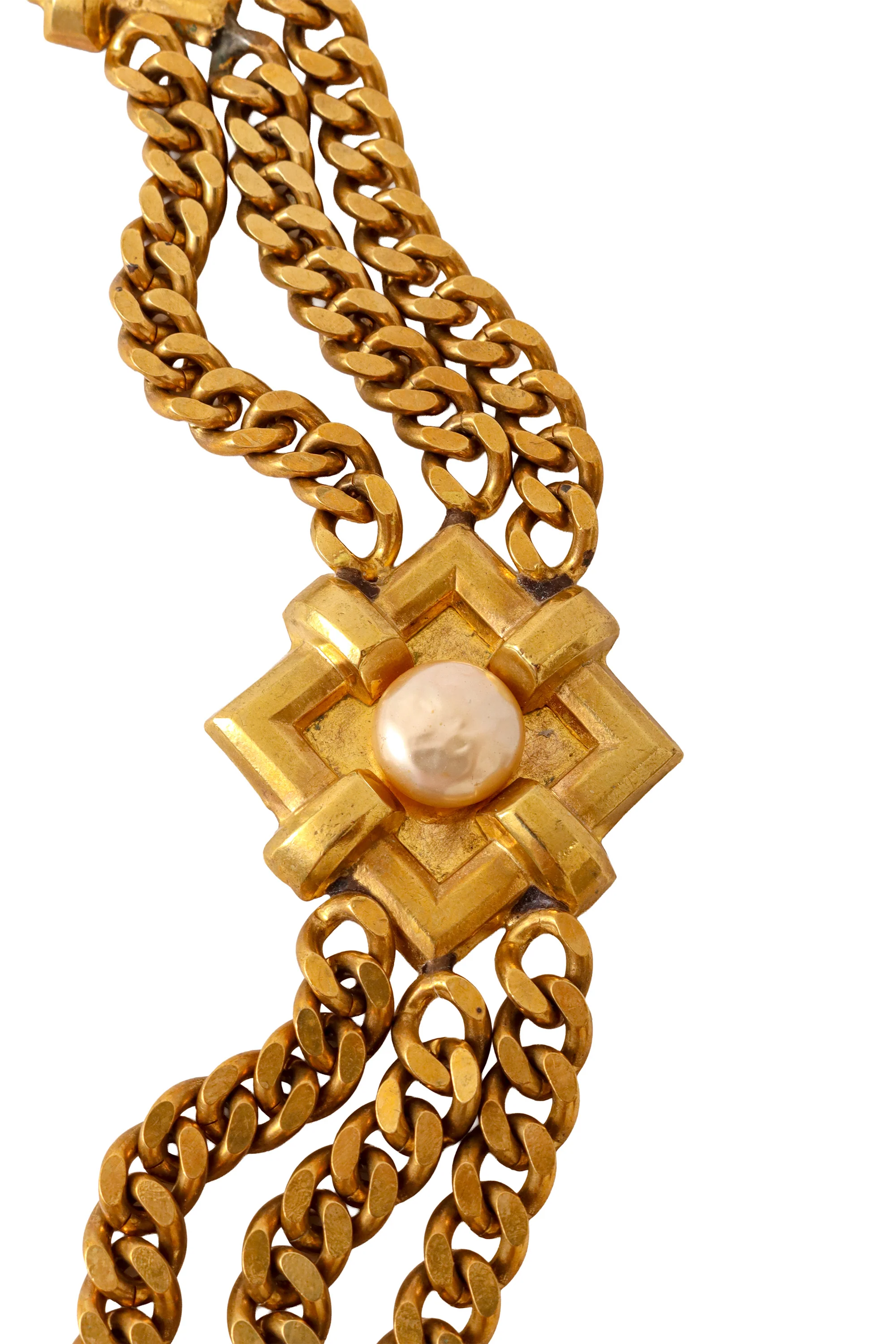 Stone & Pearl Accent Station Chain Belt - Image 3