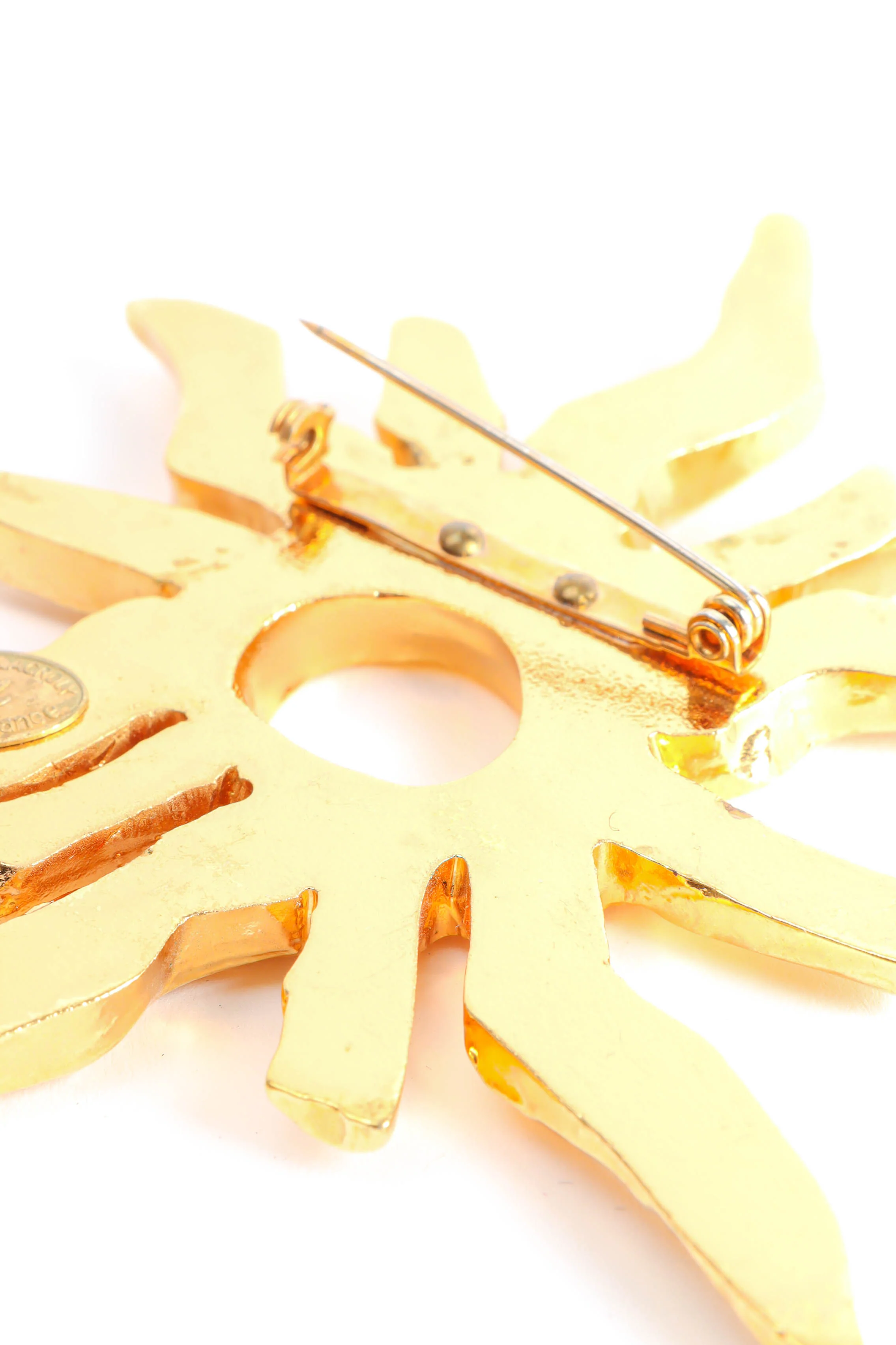 Golden Sun Burst Brooch - Image 6