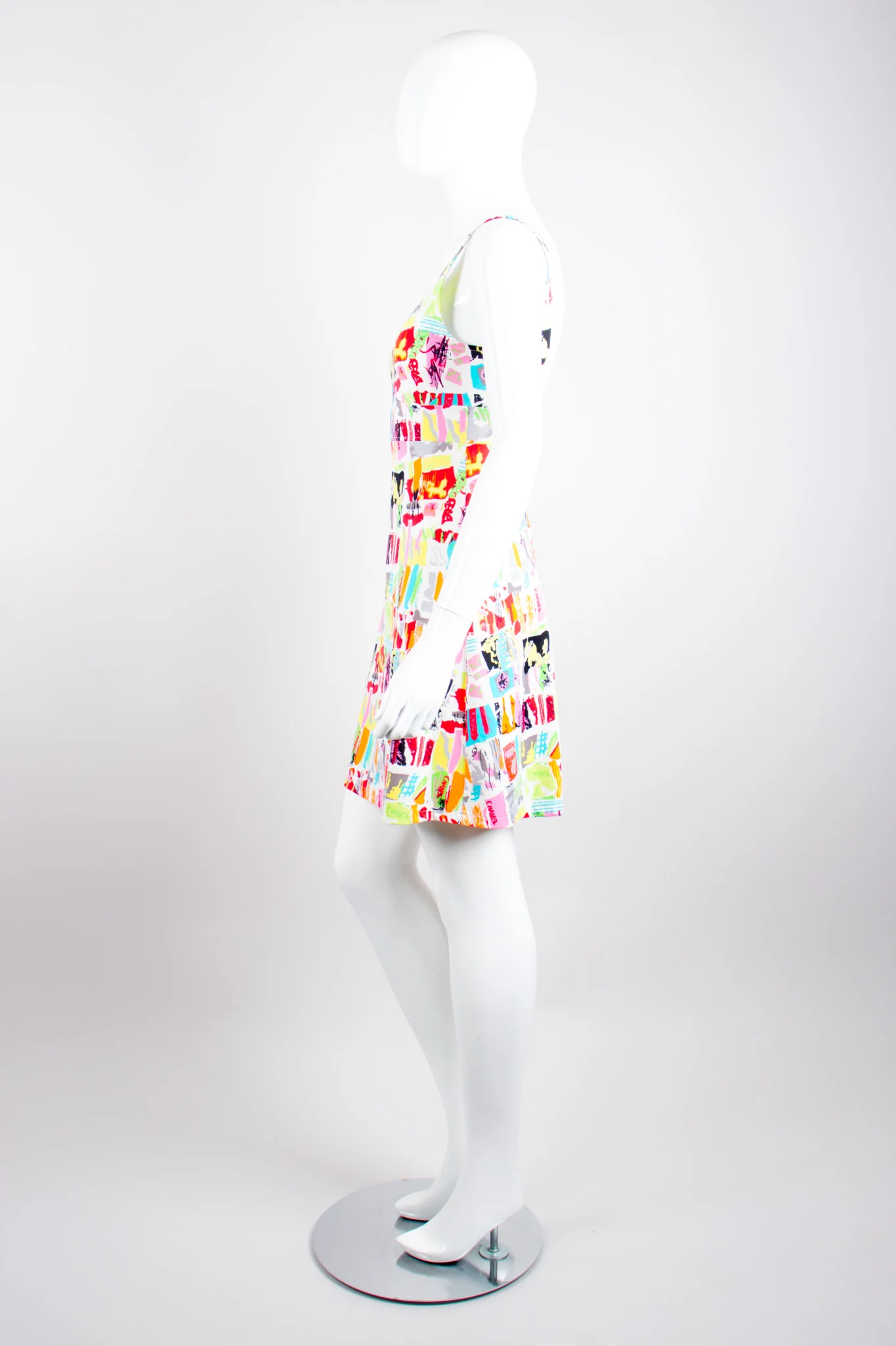 Graffiti Print Dress - Image 4