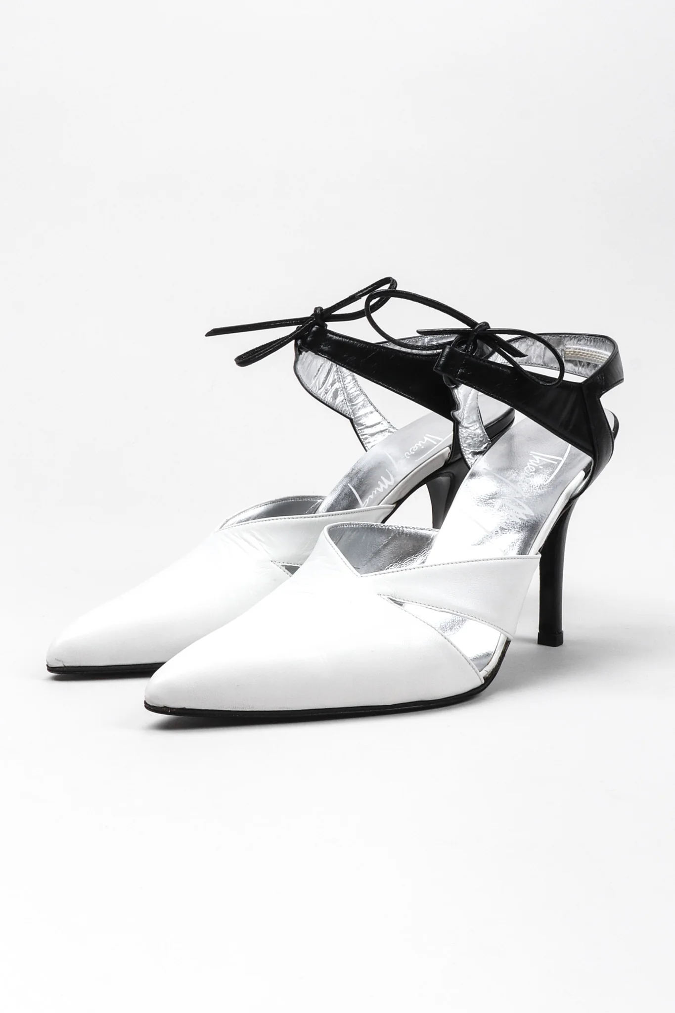 Graphic Ankle Strap Heels - Image 5