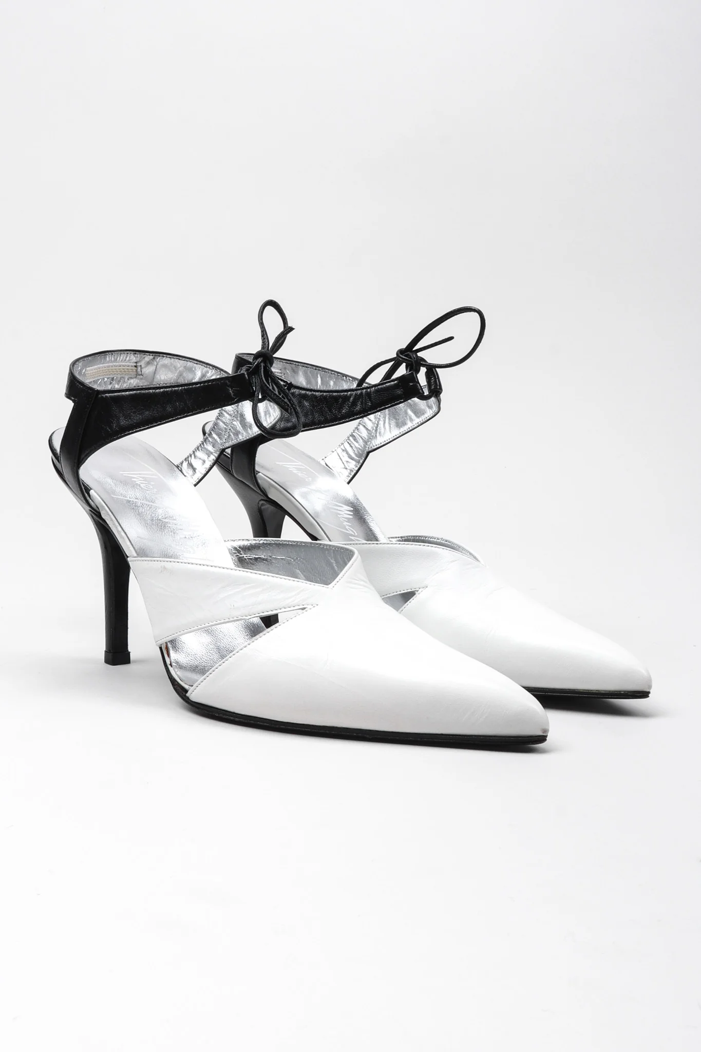 Graphic Ankle Strap Heels - Image 8