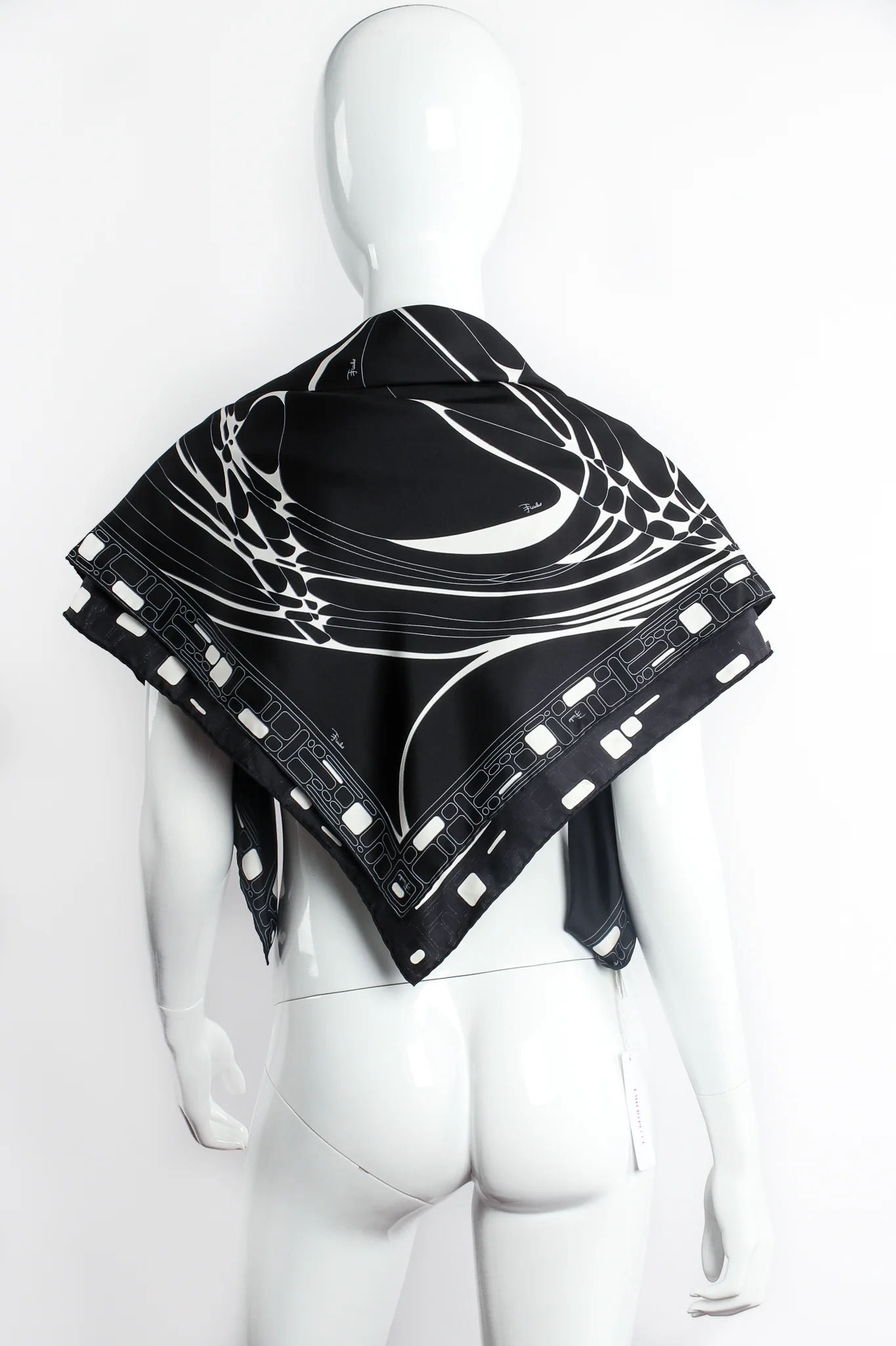 Graphic Mod Silk Scarf - Image 10