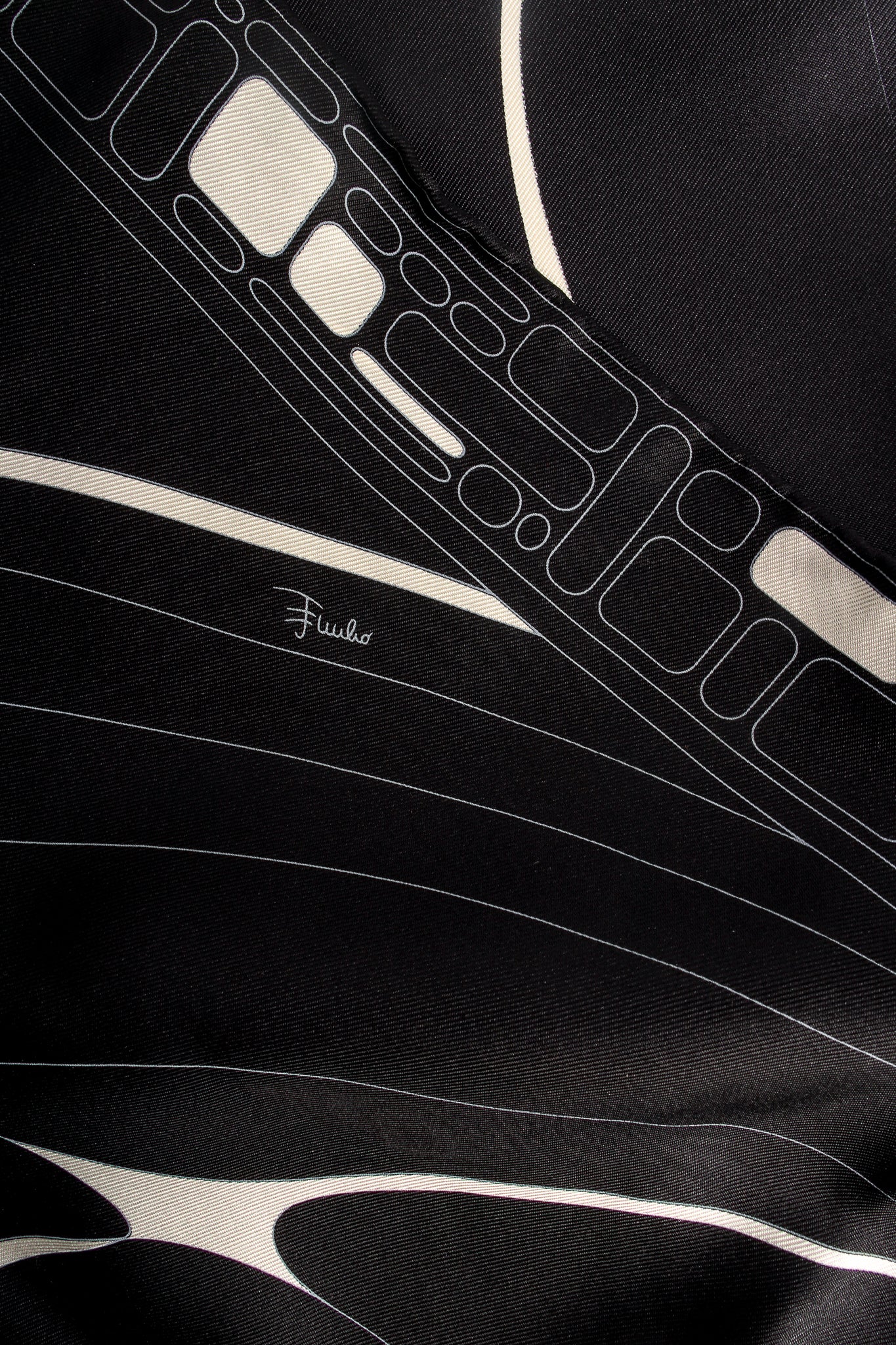 Graphic Mod Silk Scarf - Image 4