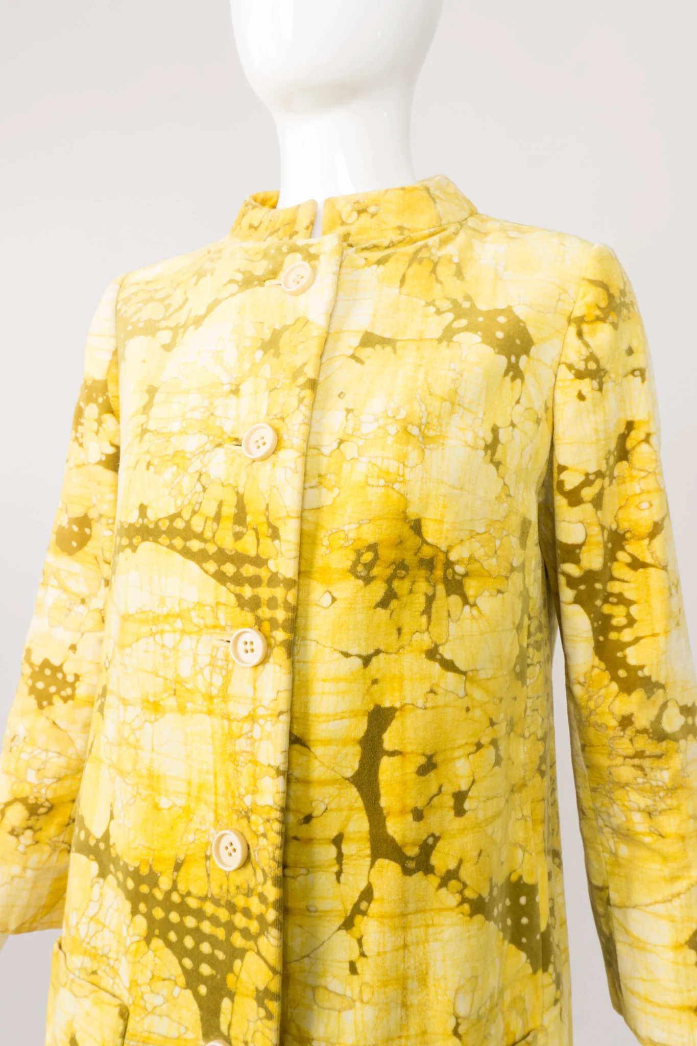 Graphic Velvet Coat - Image 2