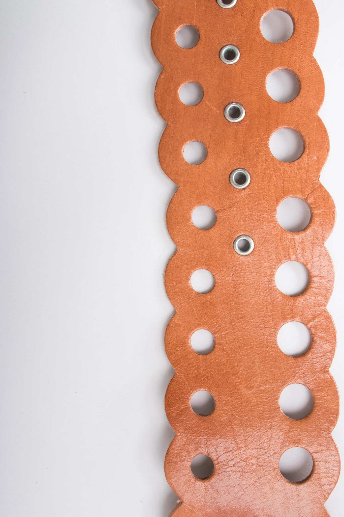 Grecian Eyelet Medallion Belt - Image 8
