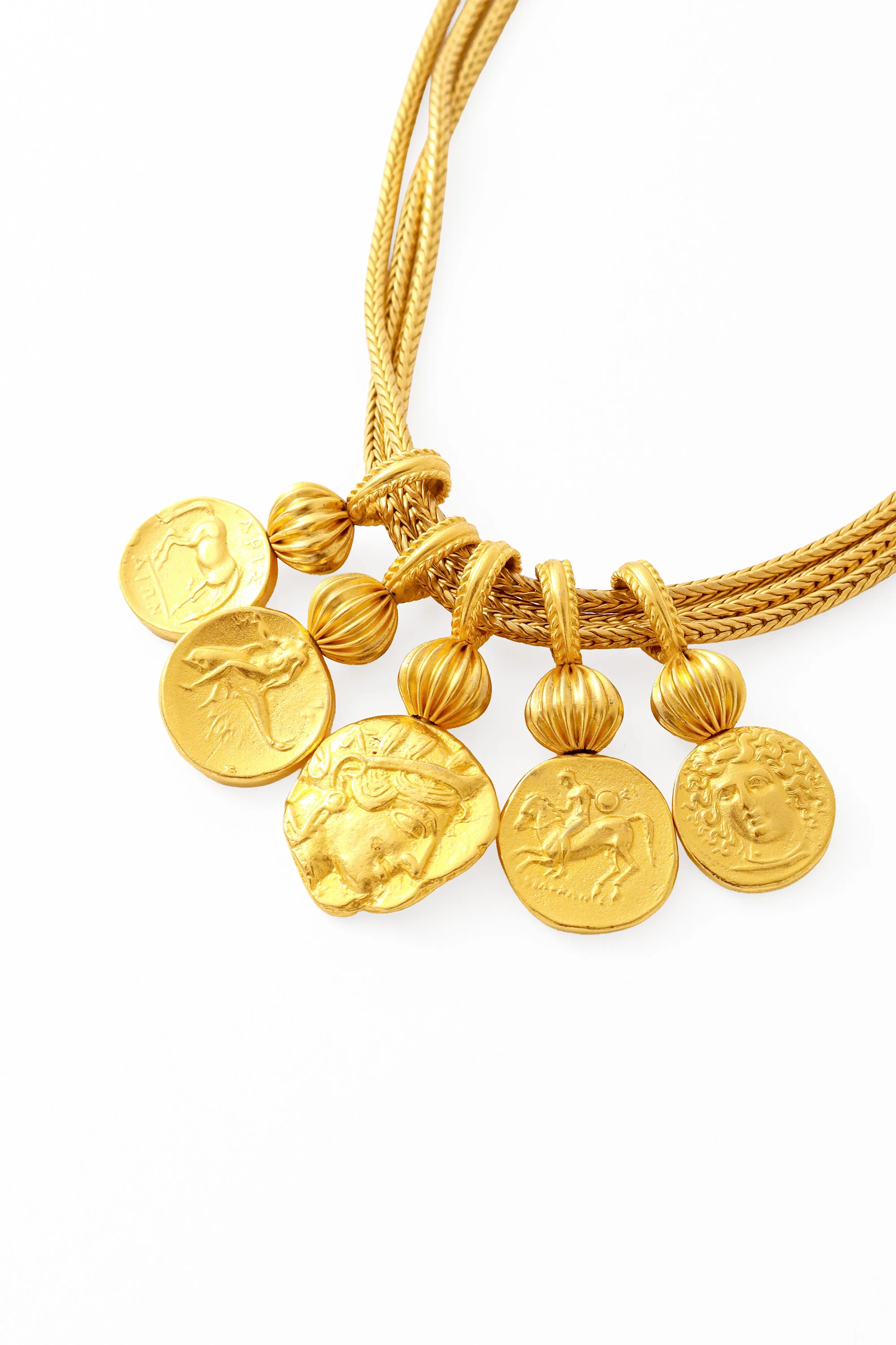 Greek Coin Charm Necklace - Image 3