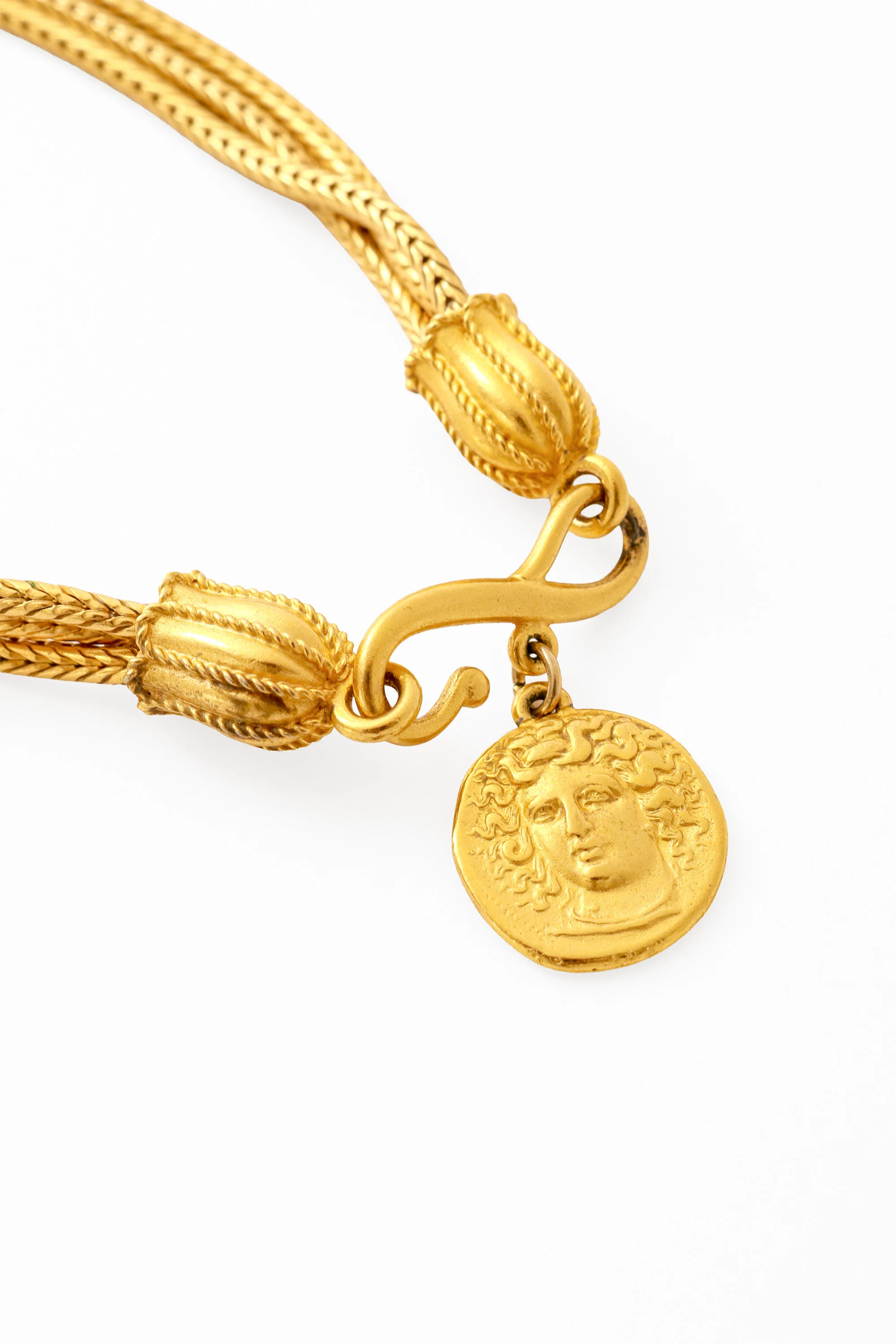 Greek Coin Charm Necklace - Image 4