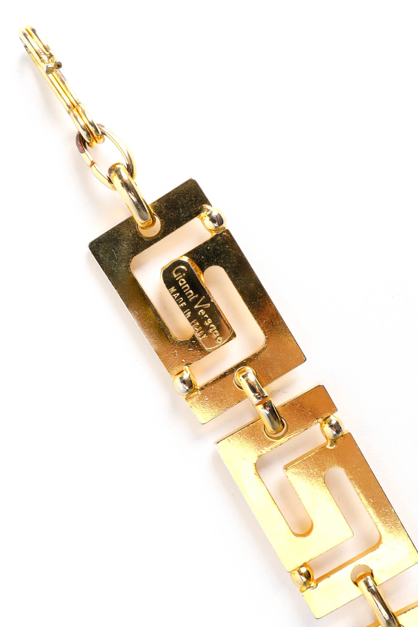 Greek Key Metal Link Belt - Image 12