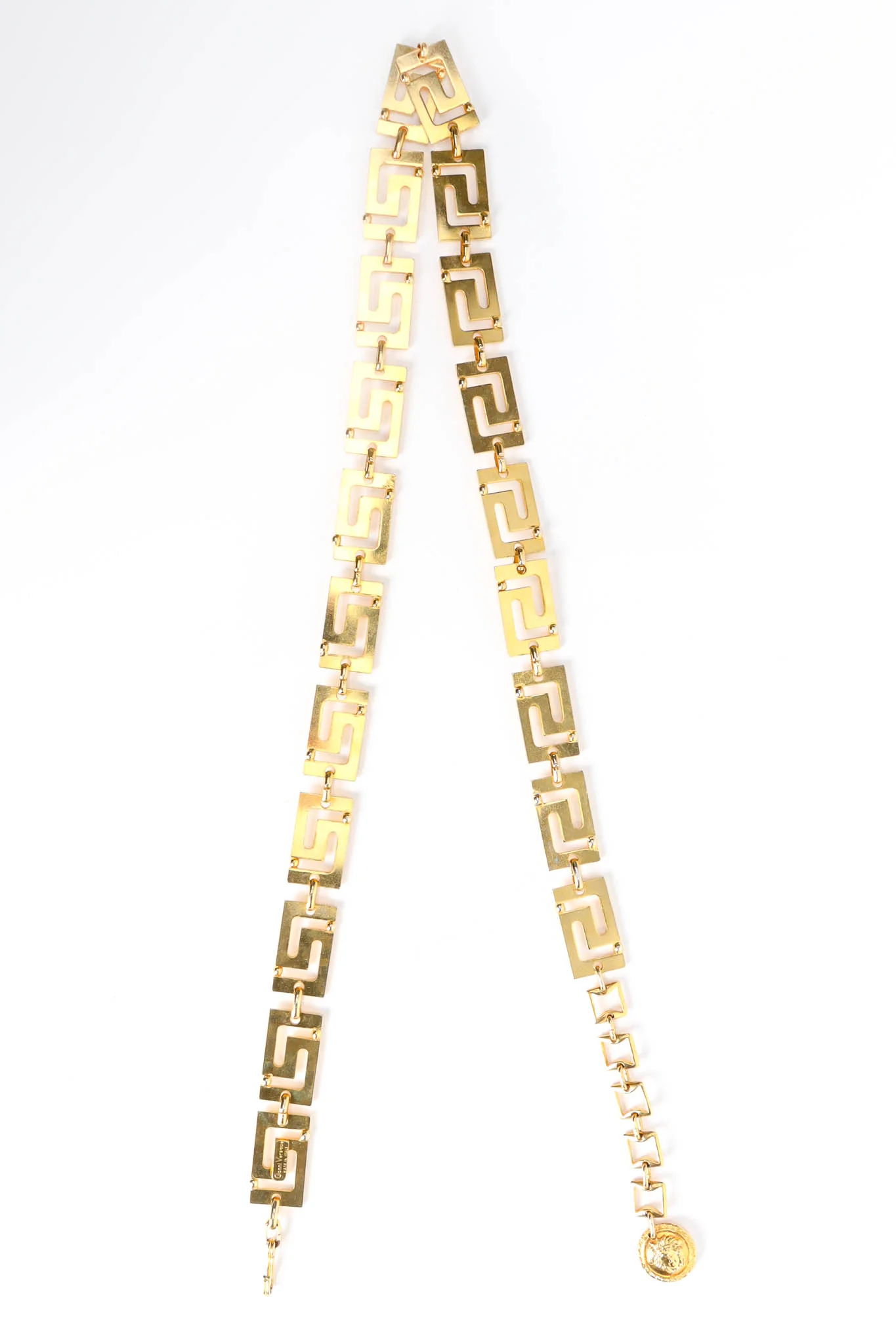 Greek Key Metal Link Belt - Image 7