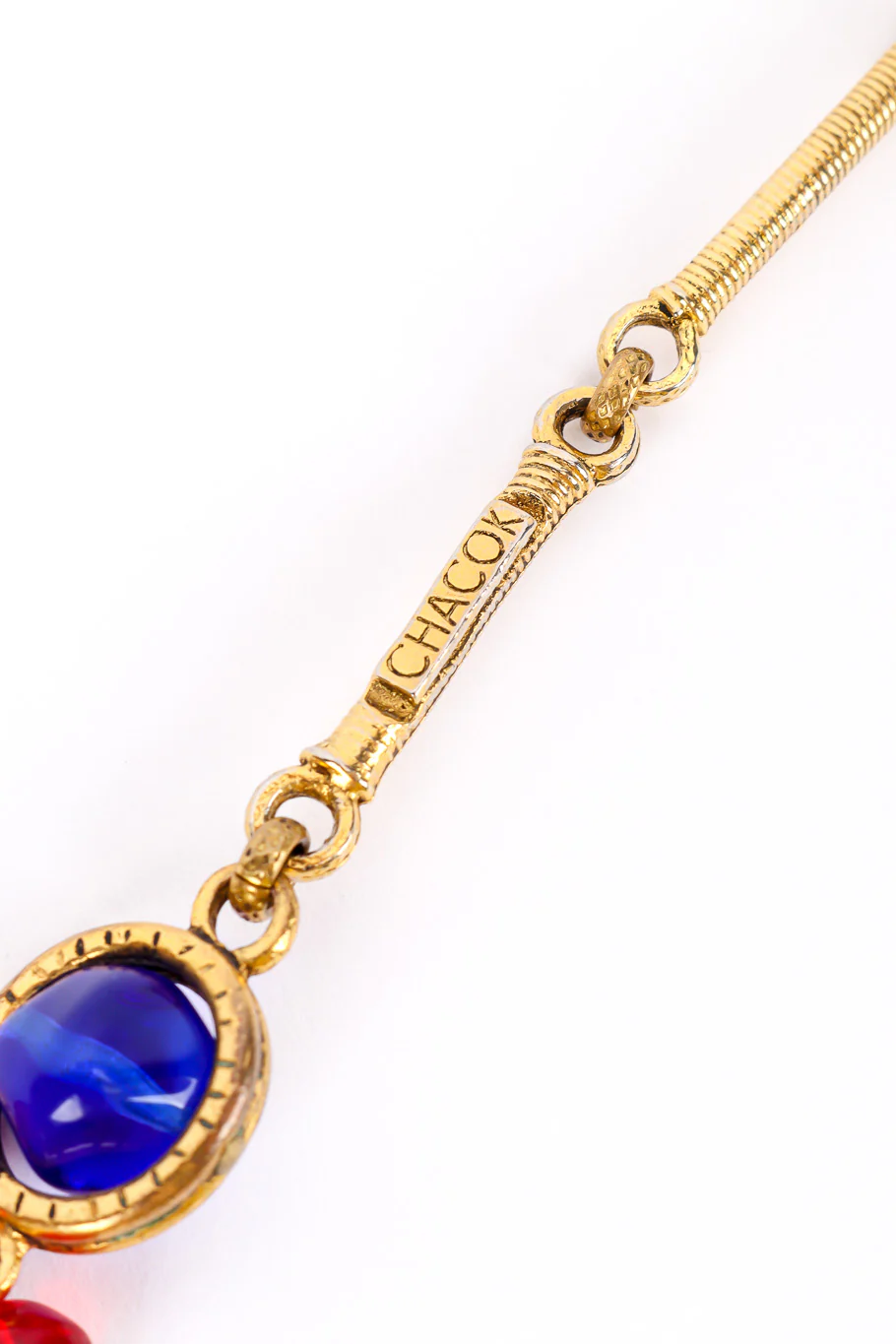 Gripoix Bead 3-Strand Necklace - Image 8