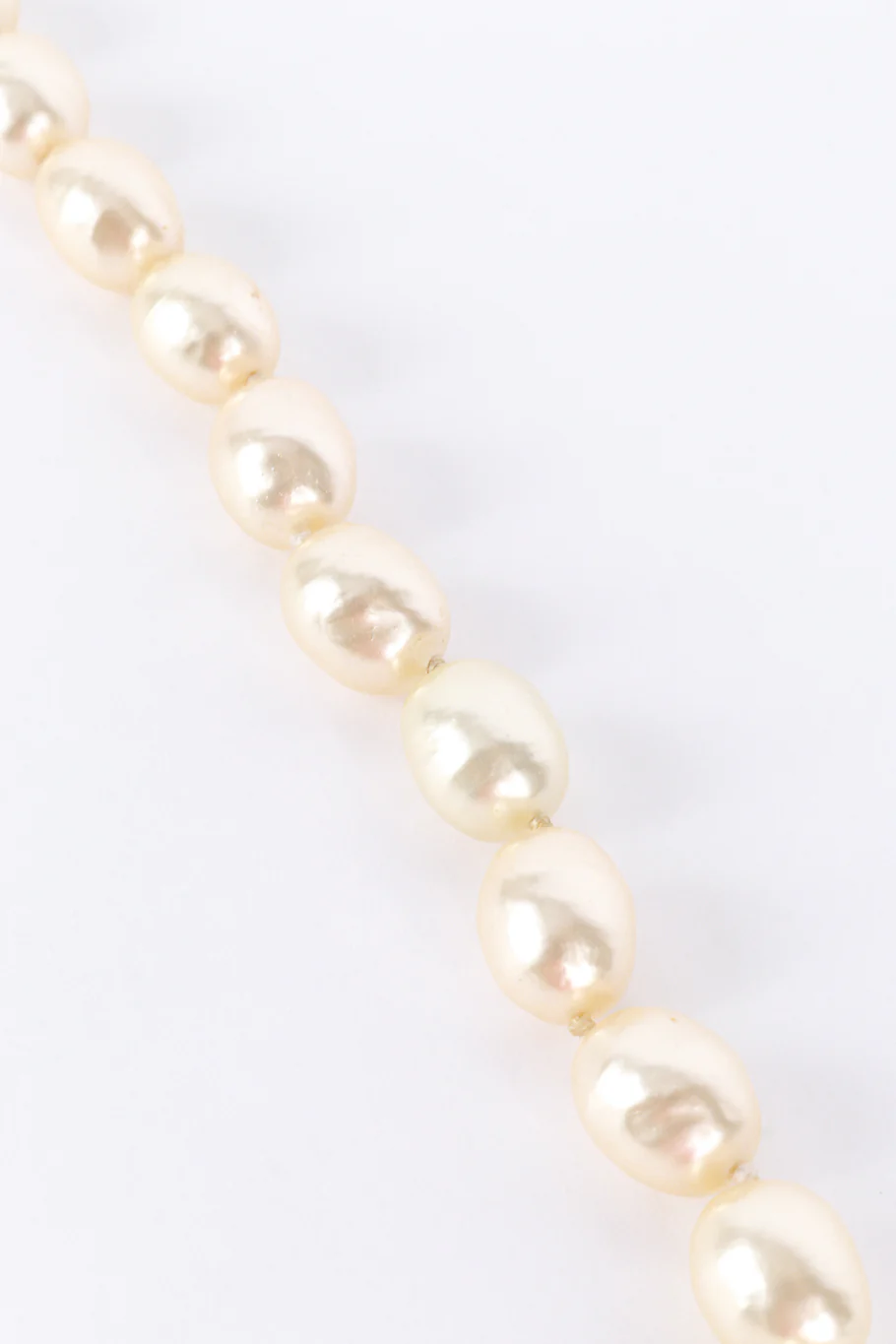 Gripoix Ribbon Bow & Pearl Necklace - Image 6