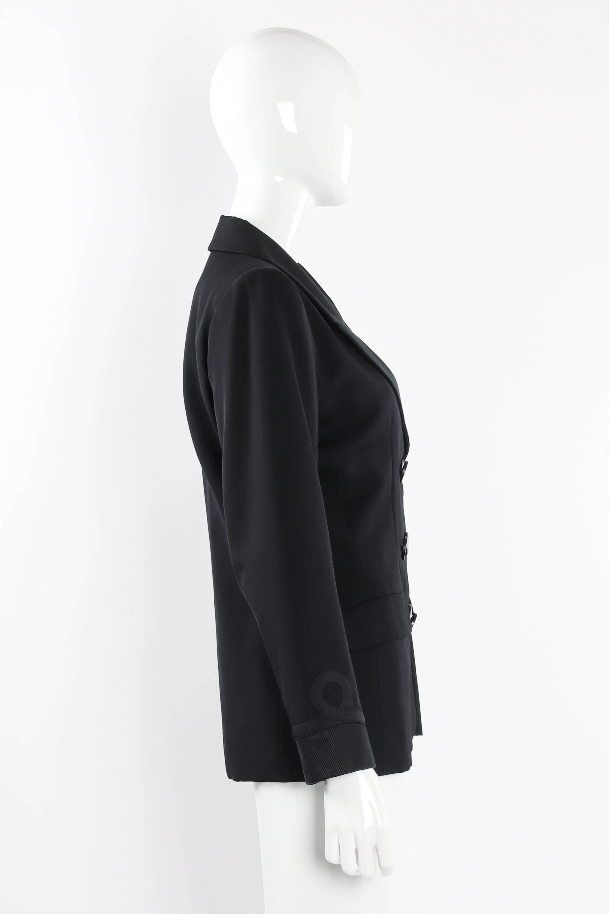 Double Breasted Tuxedo Blazer - Image 3