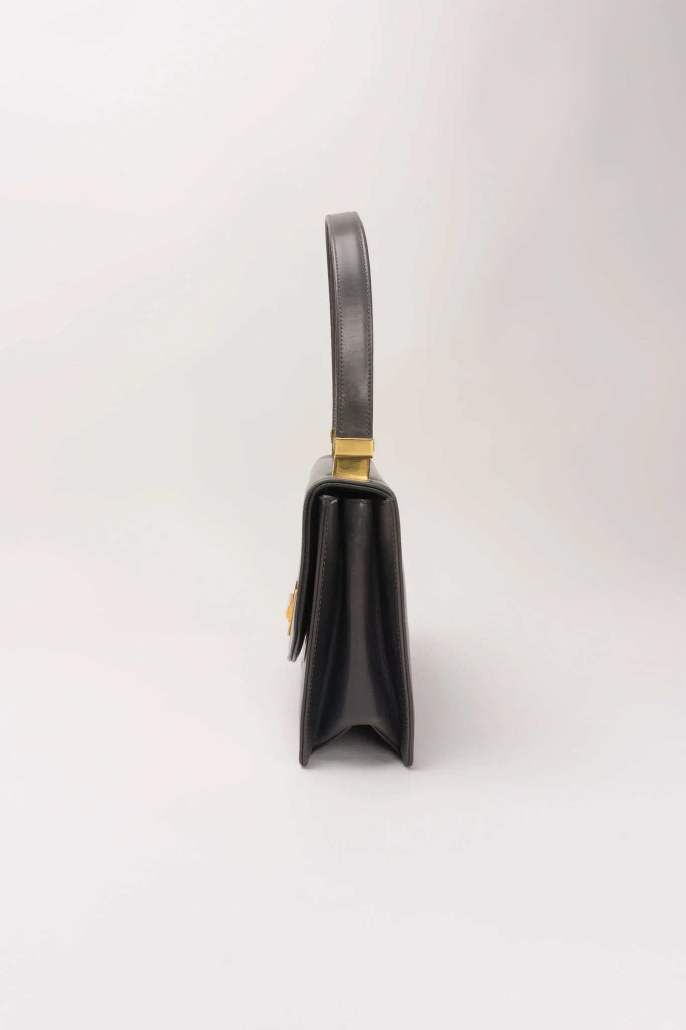 H-Flap Leather Handbag - Image 4