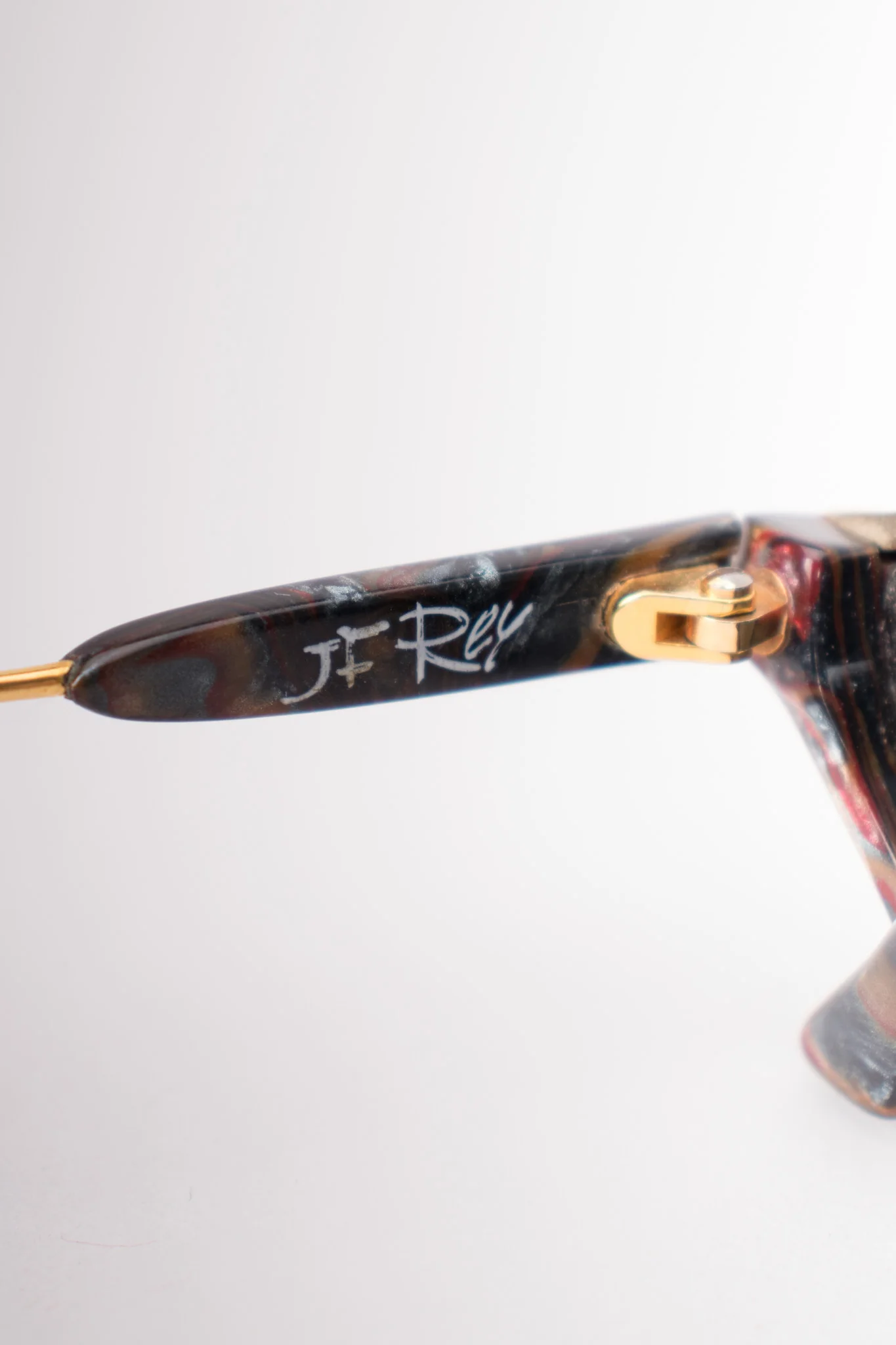 Half Rim Marbleized Sunglasses - Image 11