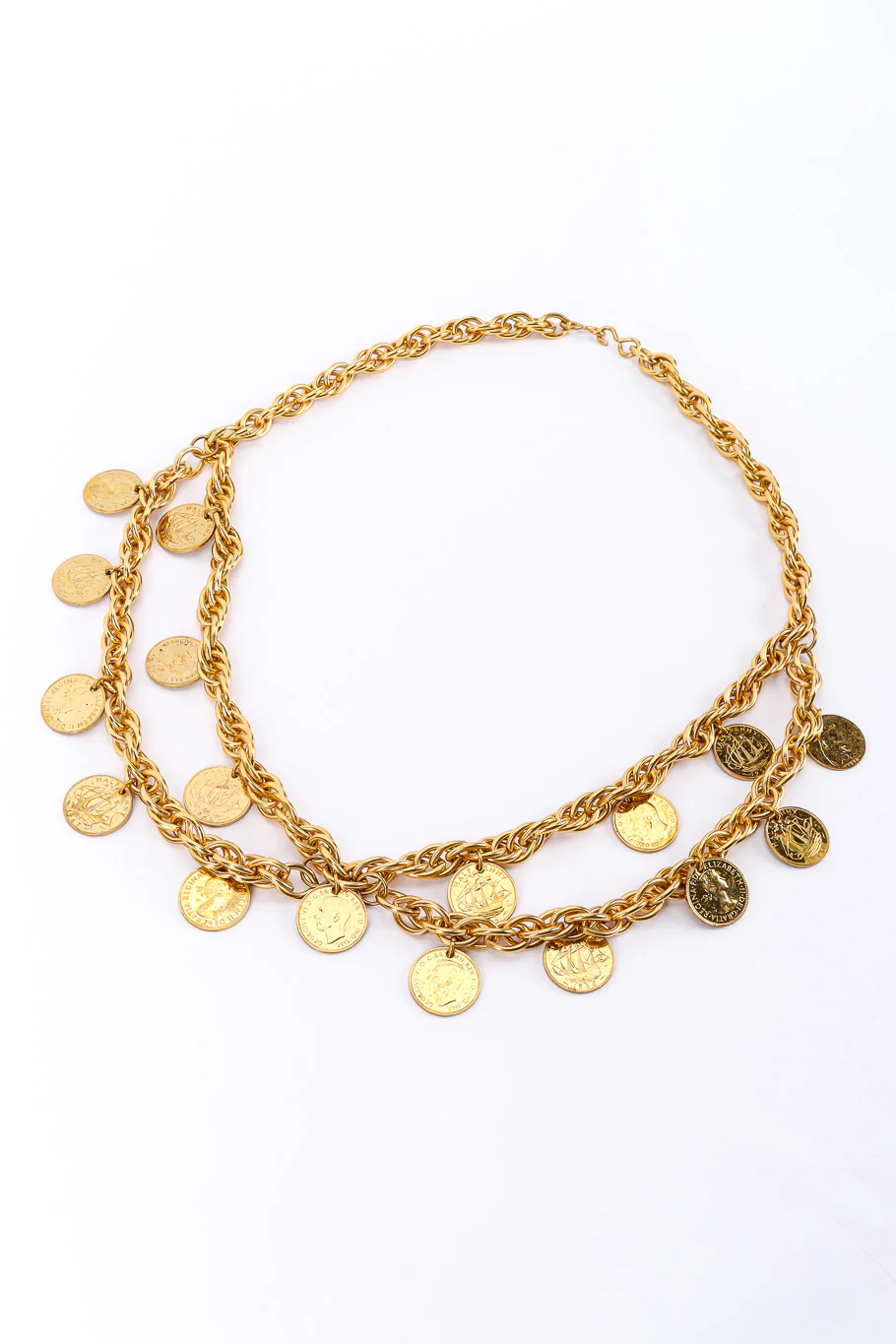 Halfpenny Charm Drape Chain Belt - Image 5