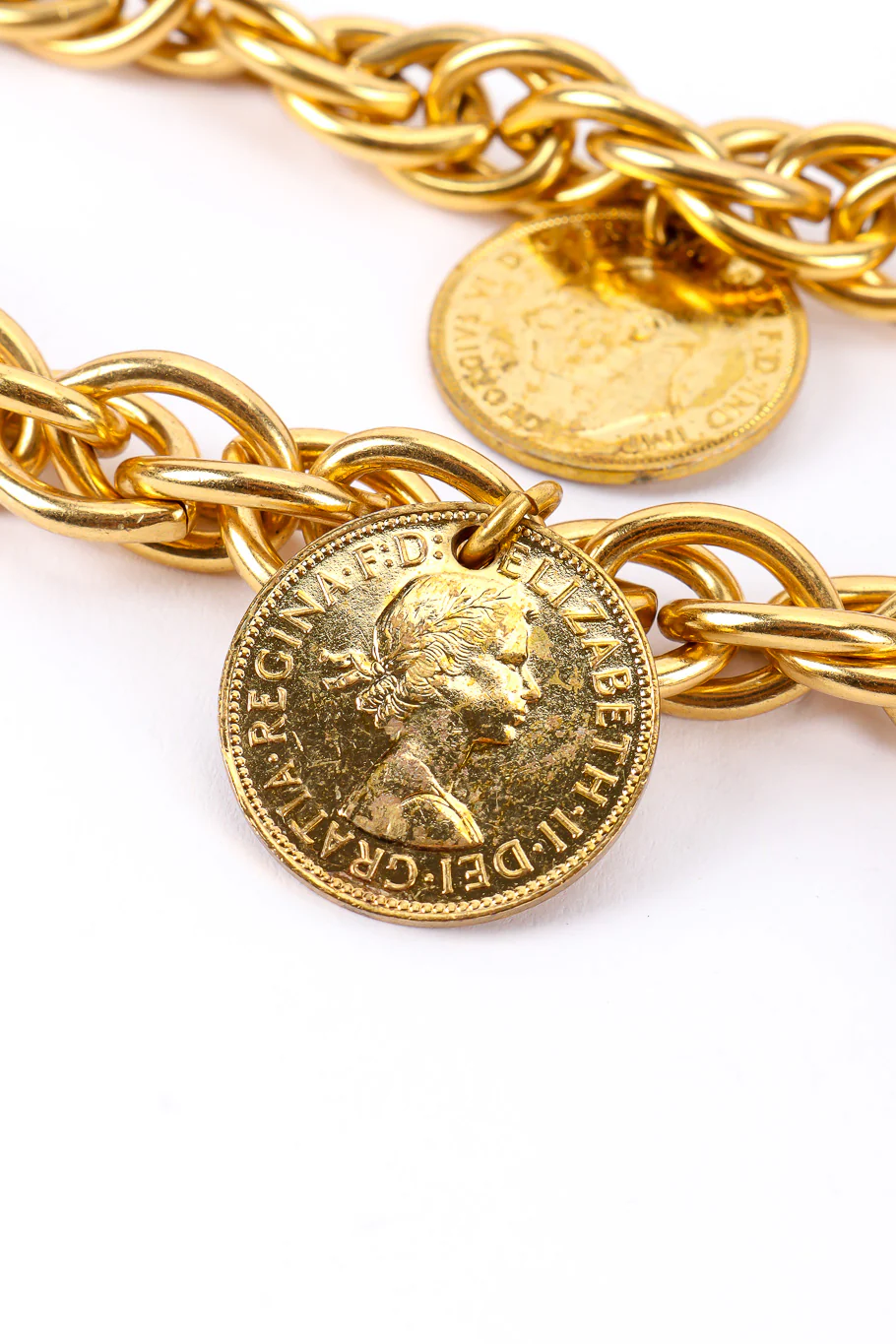 Halfpenny Charm Drape Chain Belt - Image 6