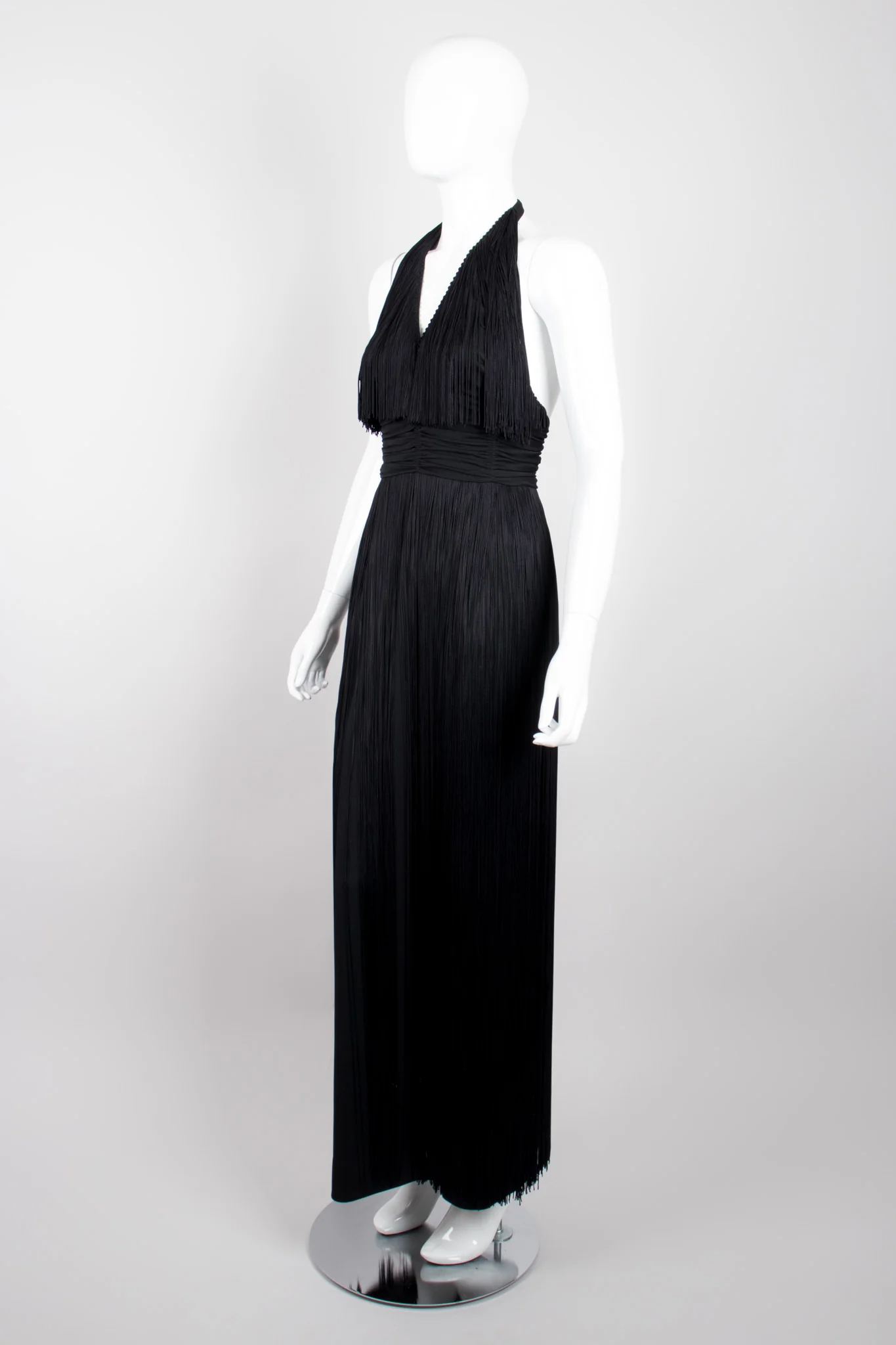 Halter Fringe Dress - Image 3