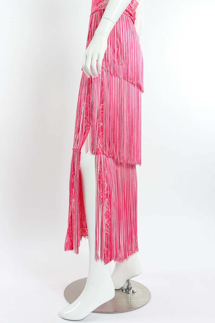 Halter Fringe Dress, Shawl & Belt Set - Image 8