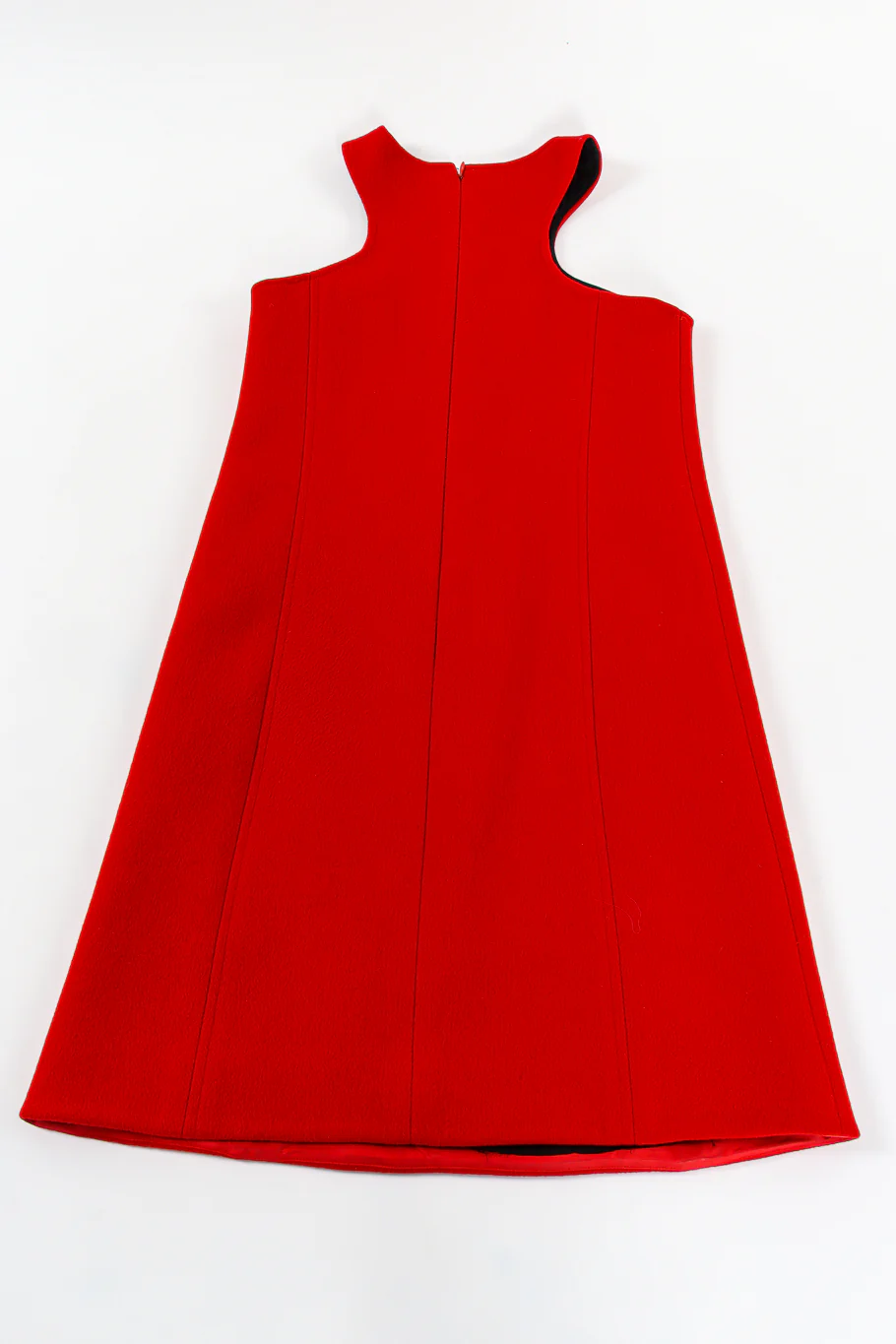 Racer Front Mod Wool Dress - Image 8