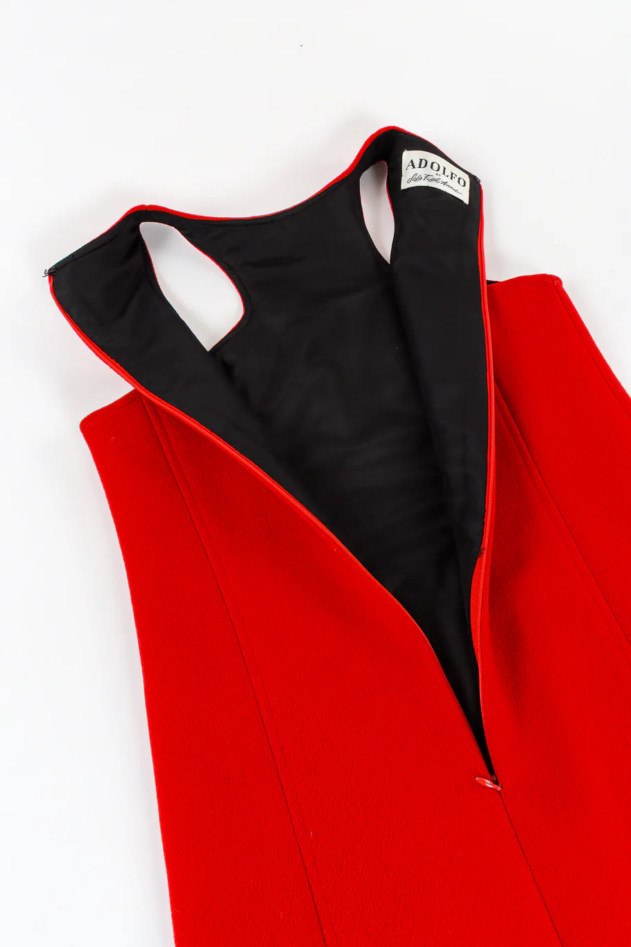 Racer Front Mod Wool Dress - Image 9
