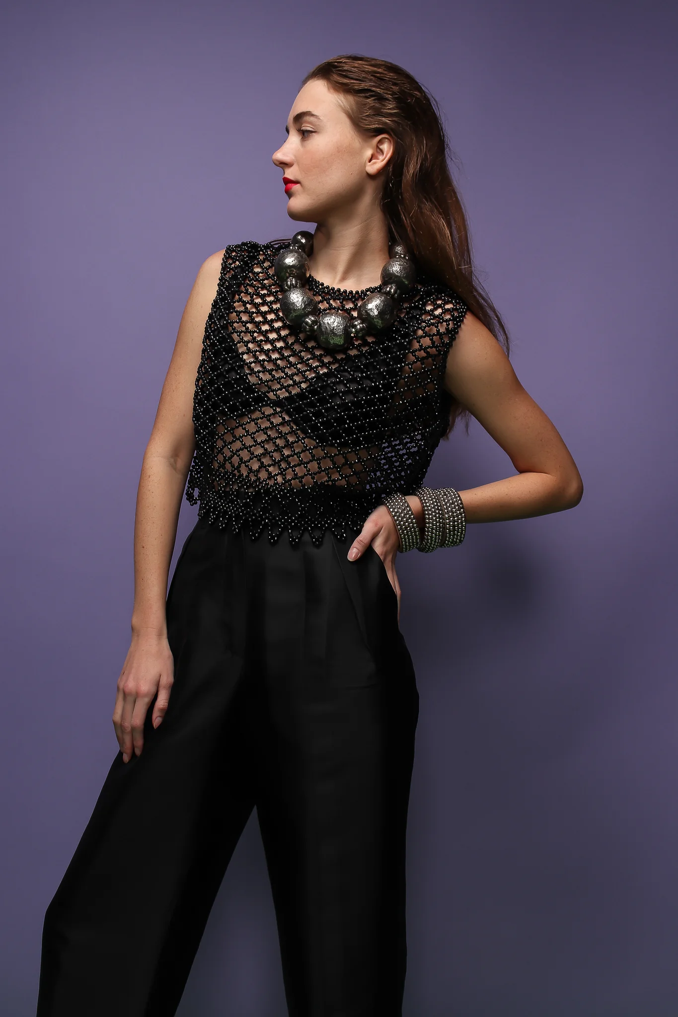 Hammered Ball Collar - Image 3
