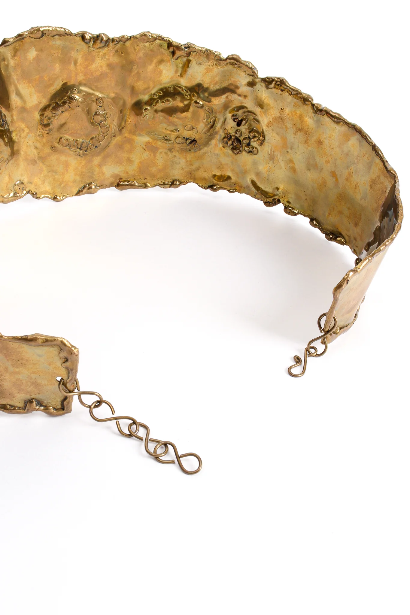 Hammered Brutalist Stone Waist Belt - Image 12