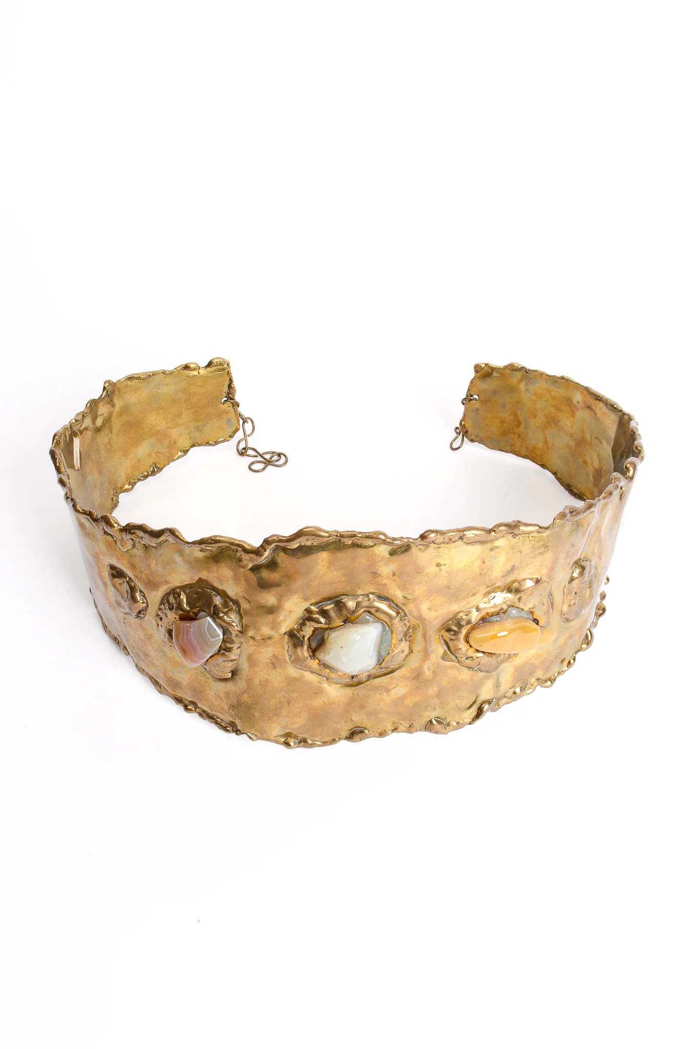 Hammered Brutalist Stone Waist Belt - Image 3