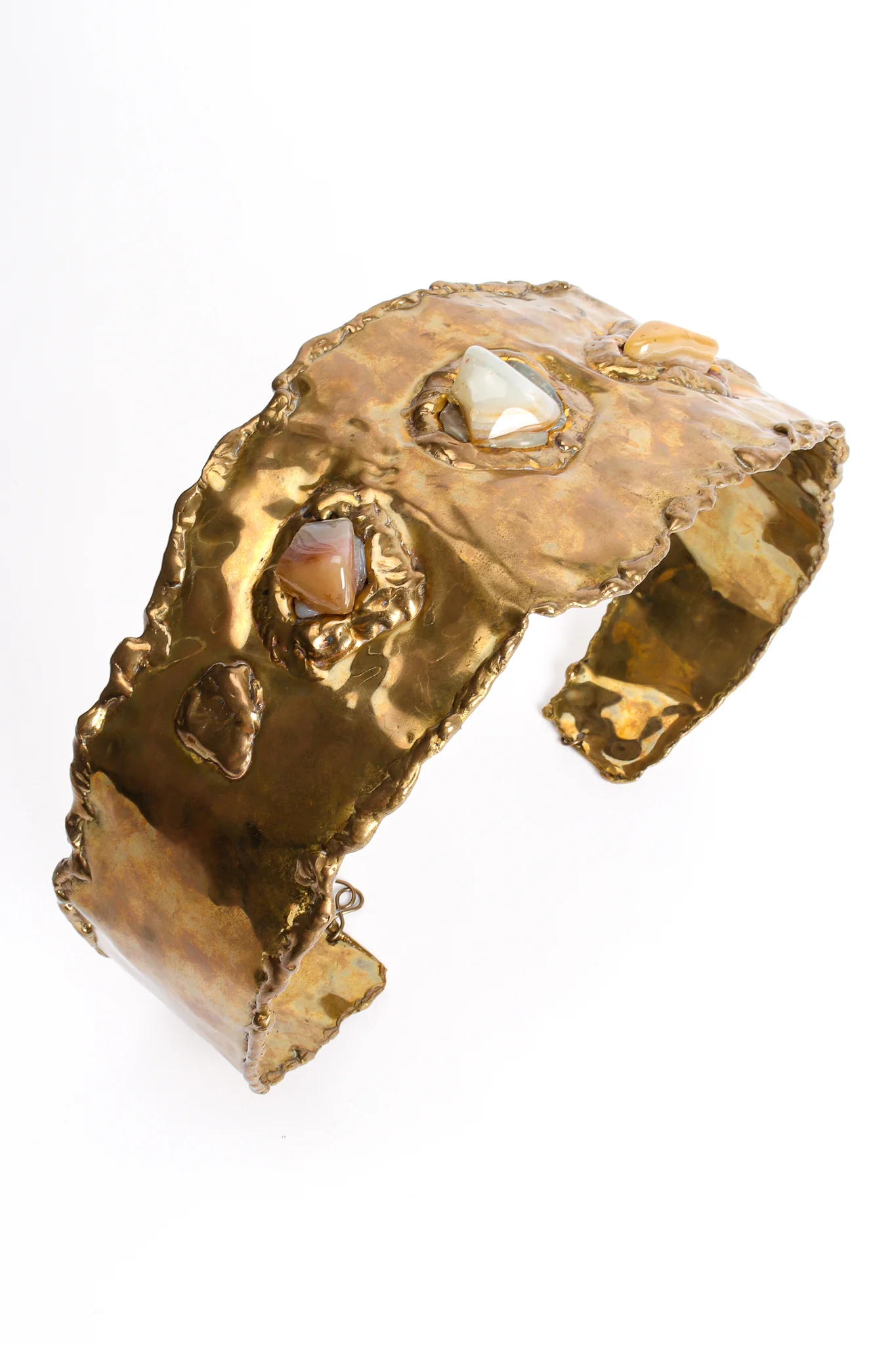 Hammered Brutalist Stone Waist Belt - Image 5