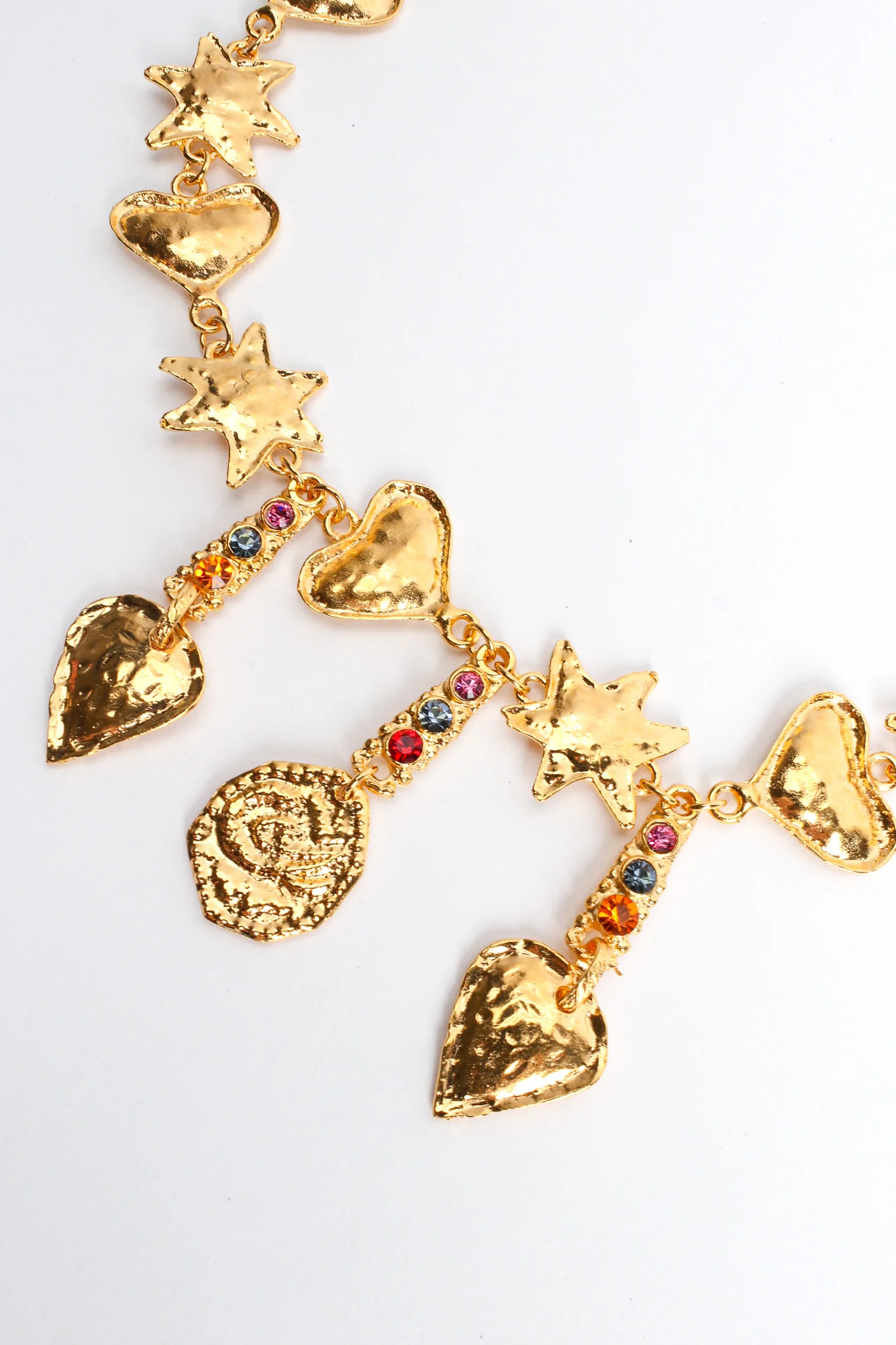 Hammered Charm Necklace - Image 5