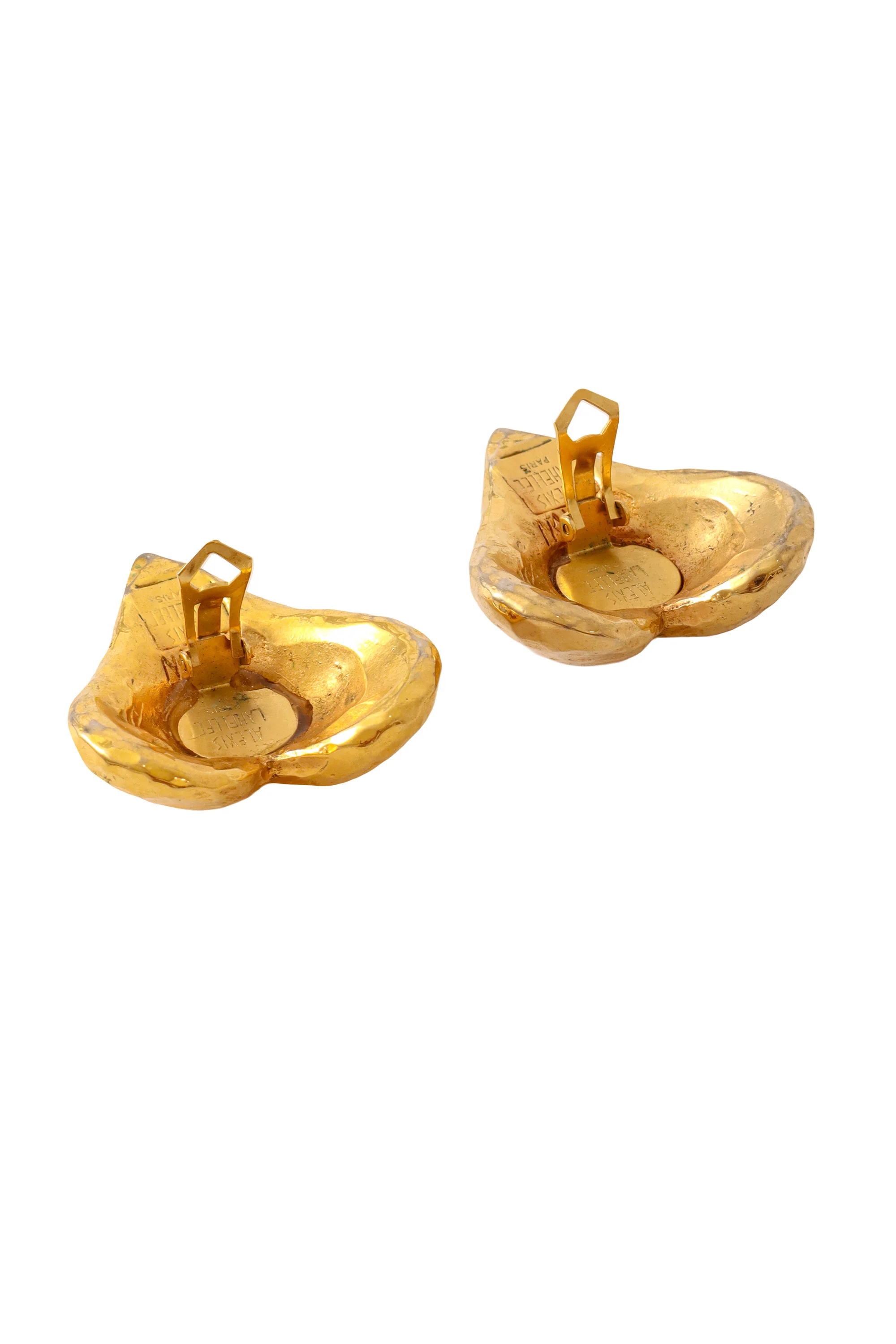 Hammered Heart Earrings - Image 4