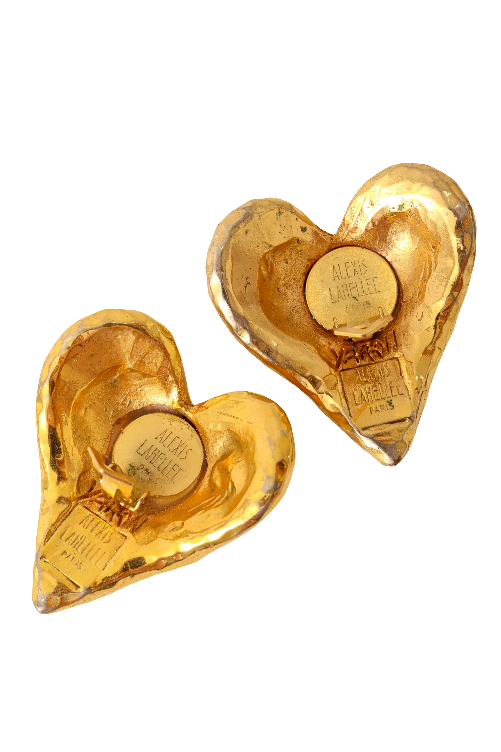 Hammered Heart Earrings - Image 5